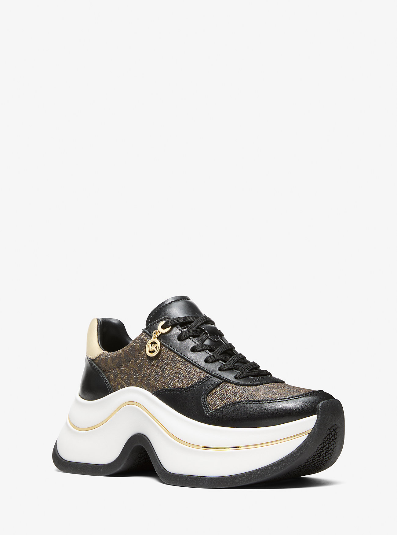 MK Arla Leather and Suede Trainer -