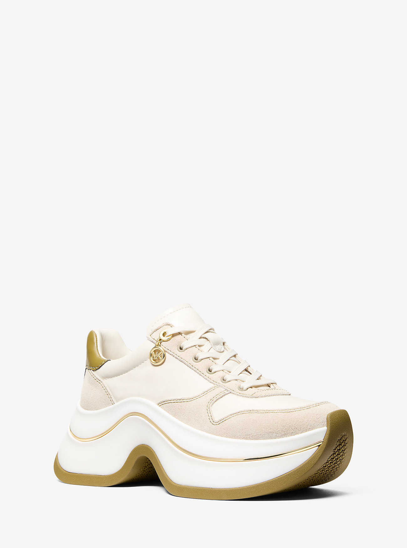 MK Arla Leather and Suede Trainer -