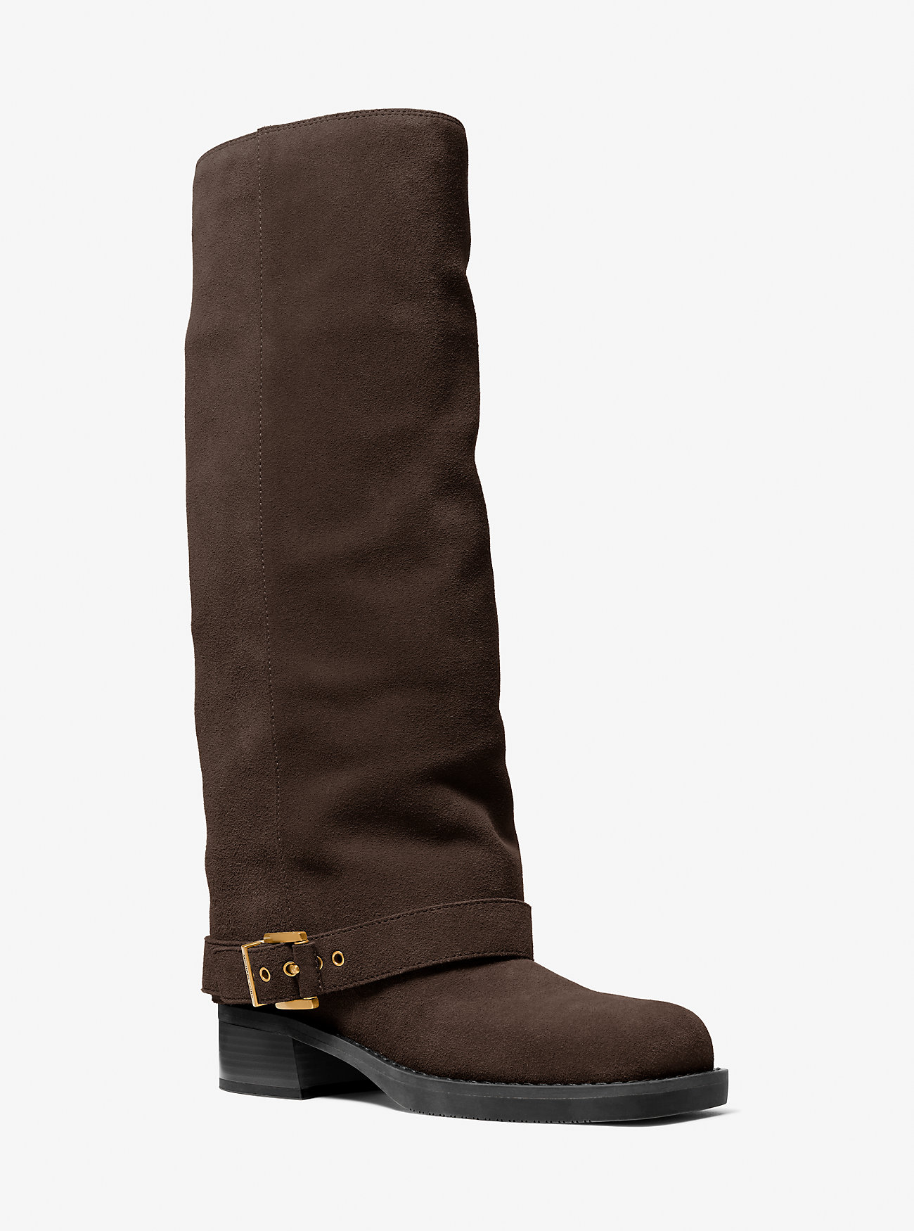 MK Colby Leather and Signature Logo Boot -