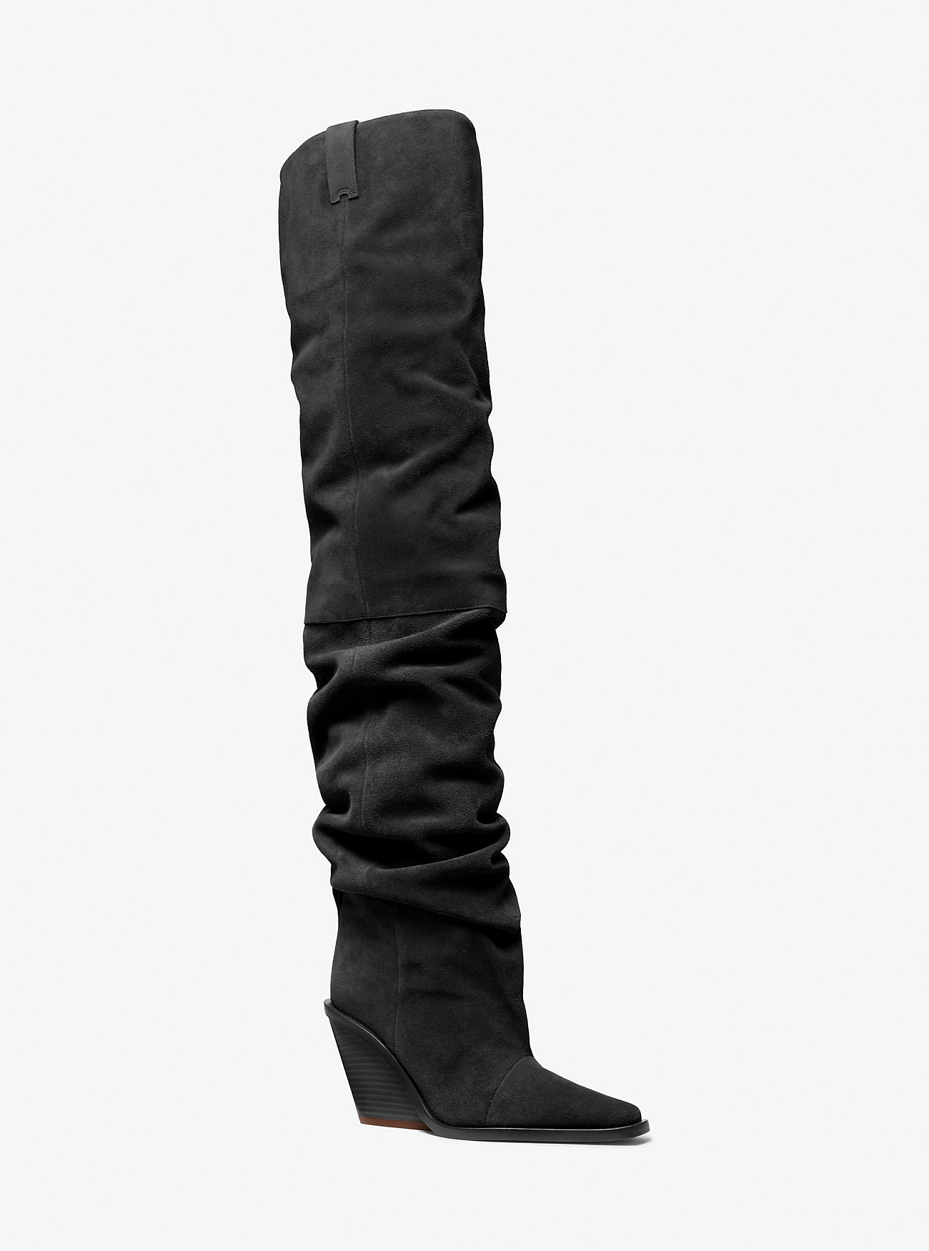MK Noemie Suede Over-the-Knee Boot -