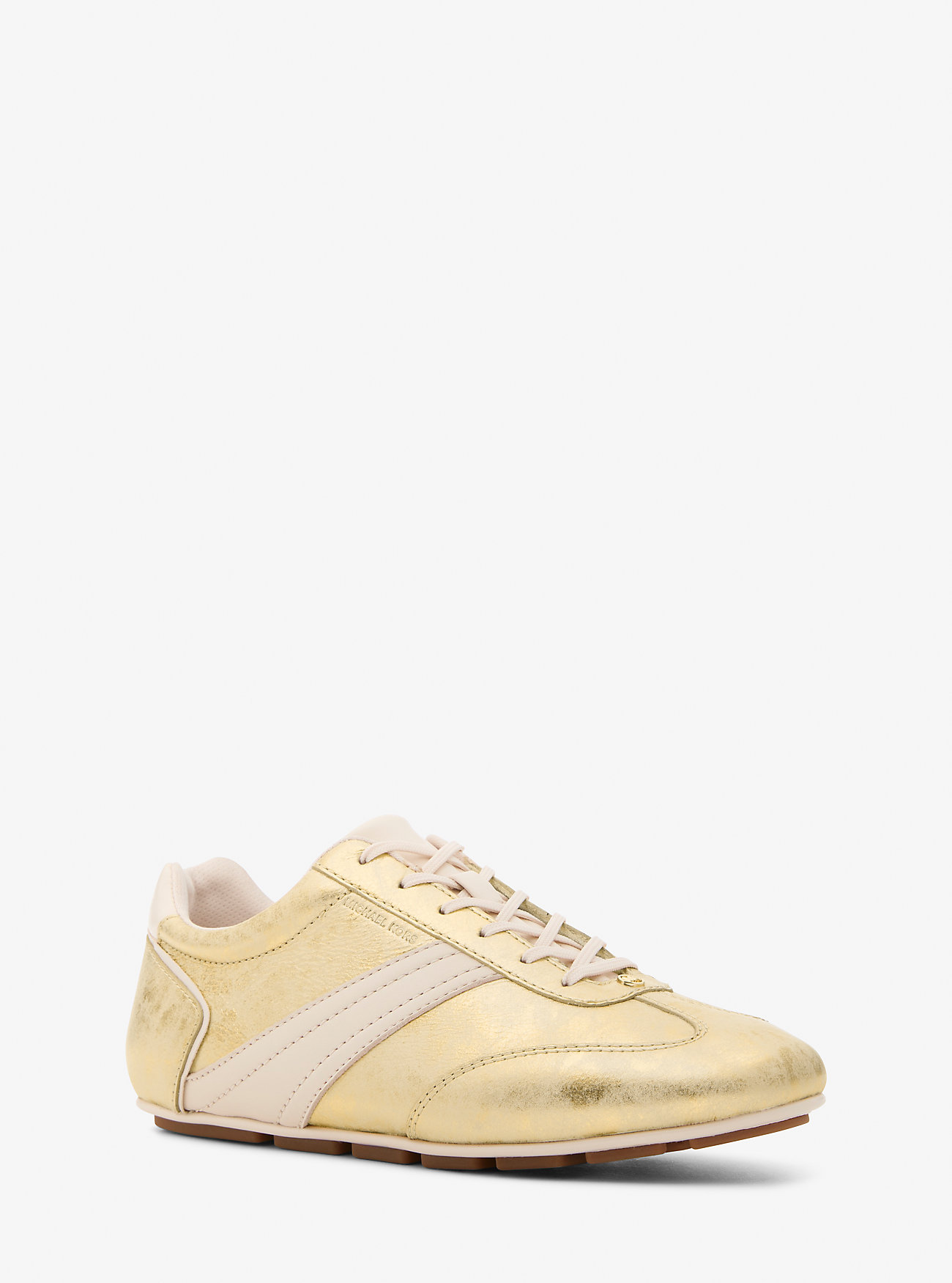 MK Susie Metallic Leather Trainers -