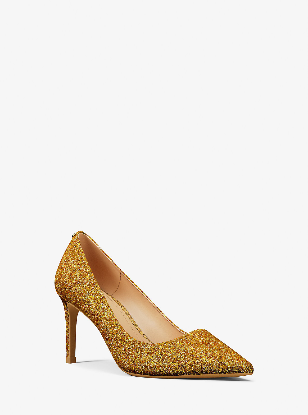MK Alina Glitter Embellished Leather Pump -