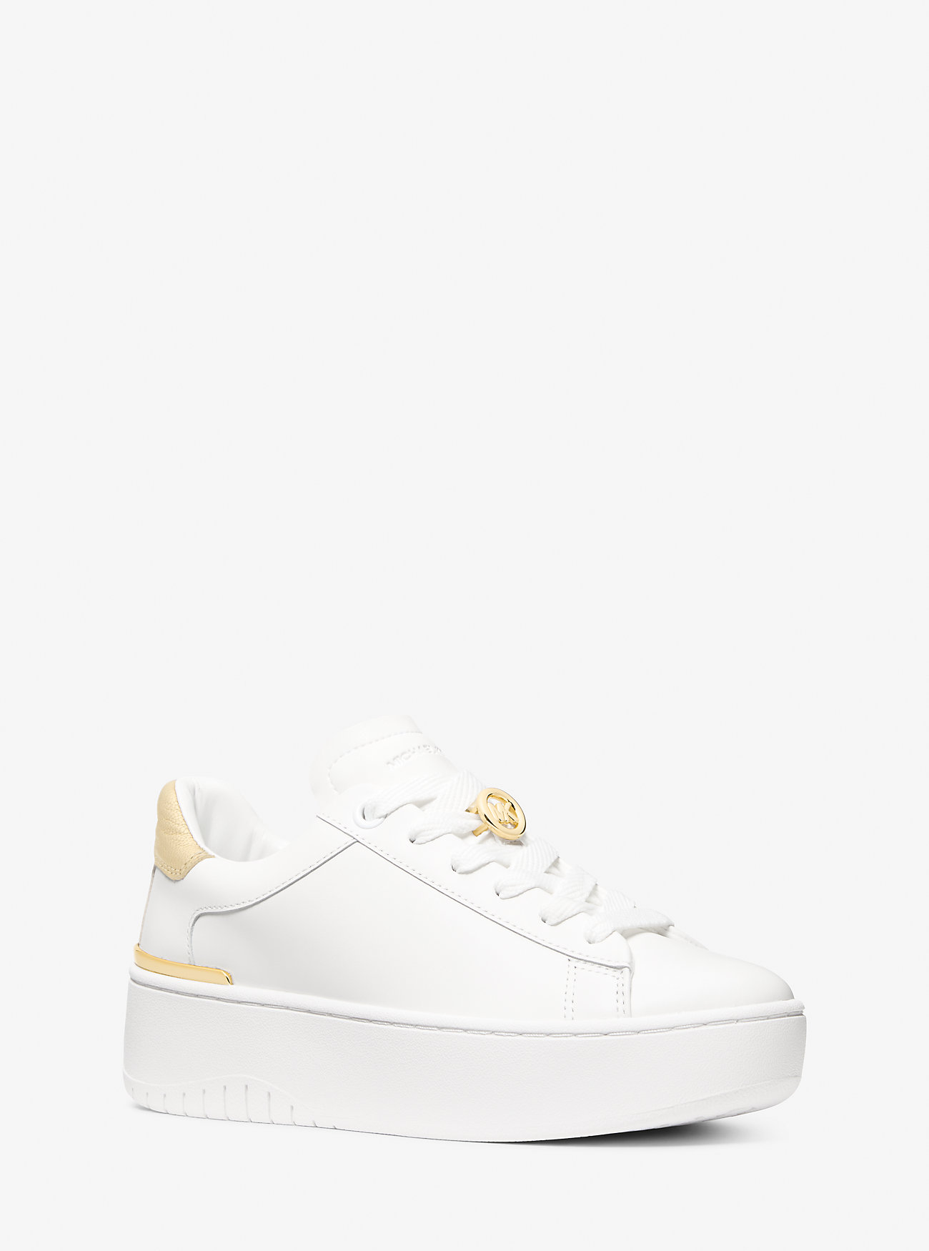 MK Dottie Leather Platform Trainers -