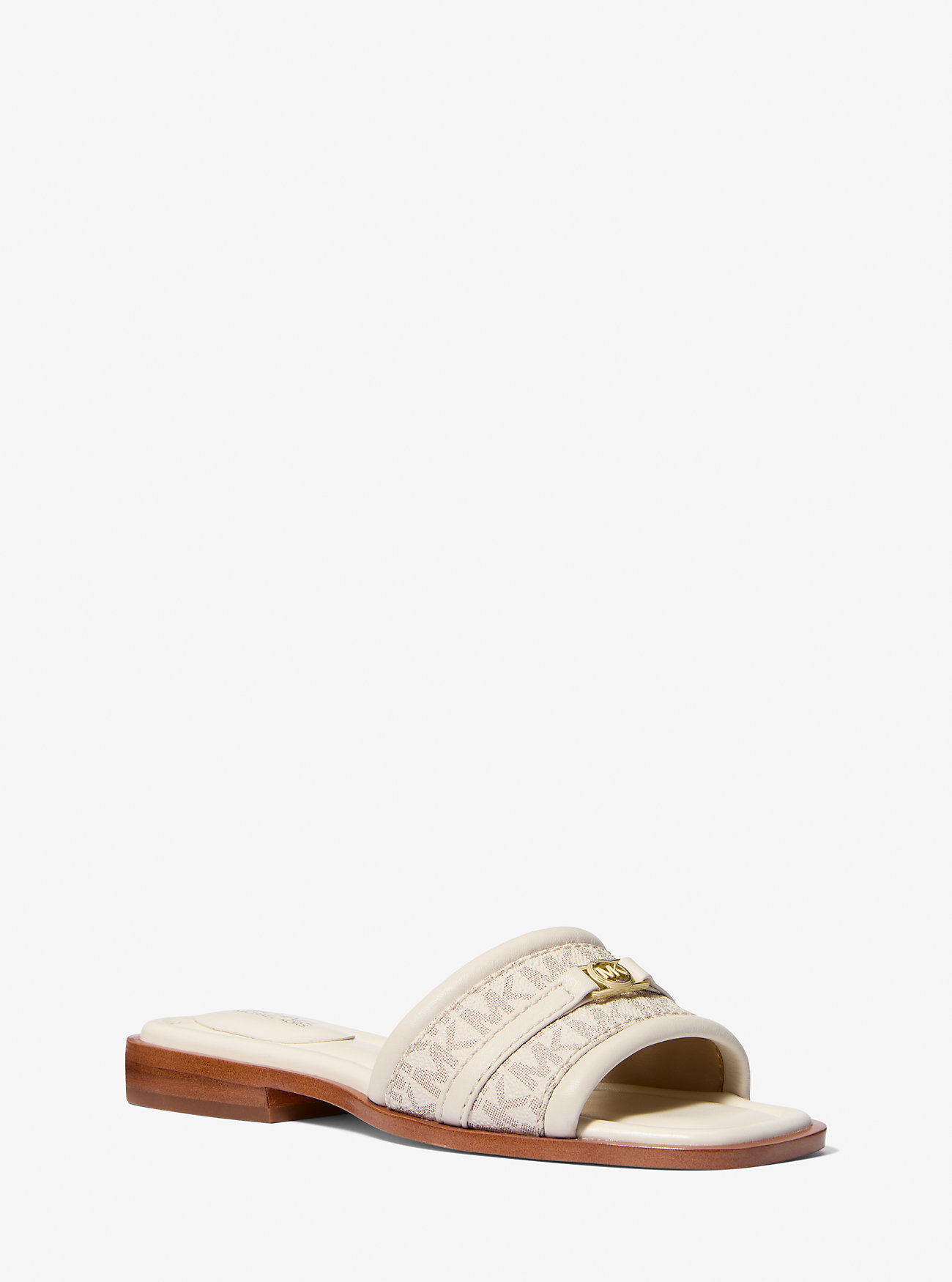 MK Mandy Signature Logo Slide Sandal -