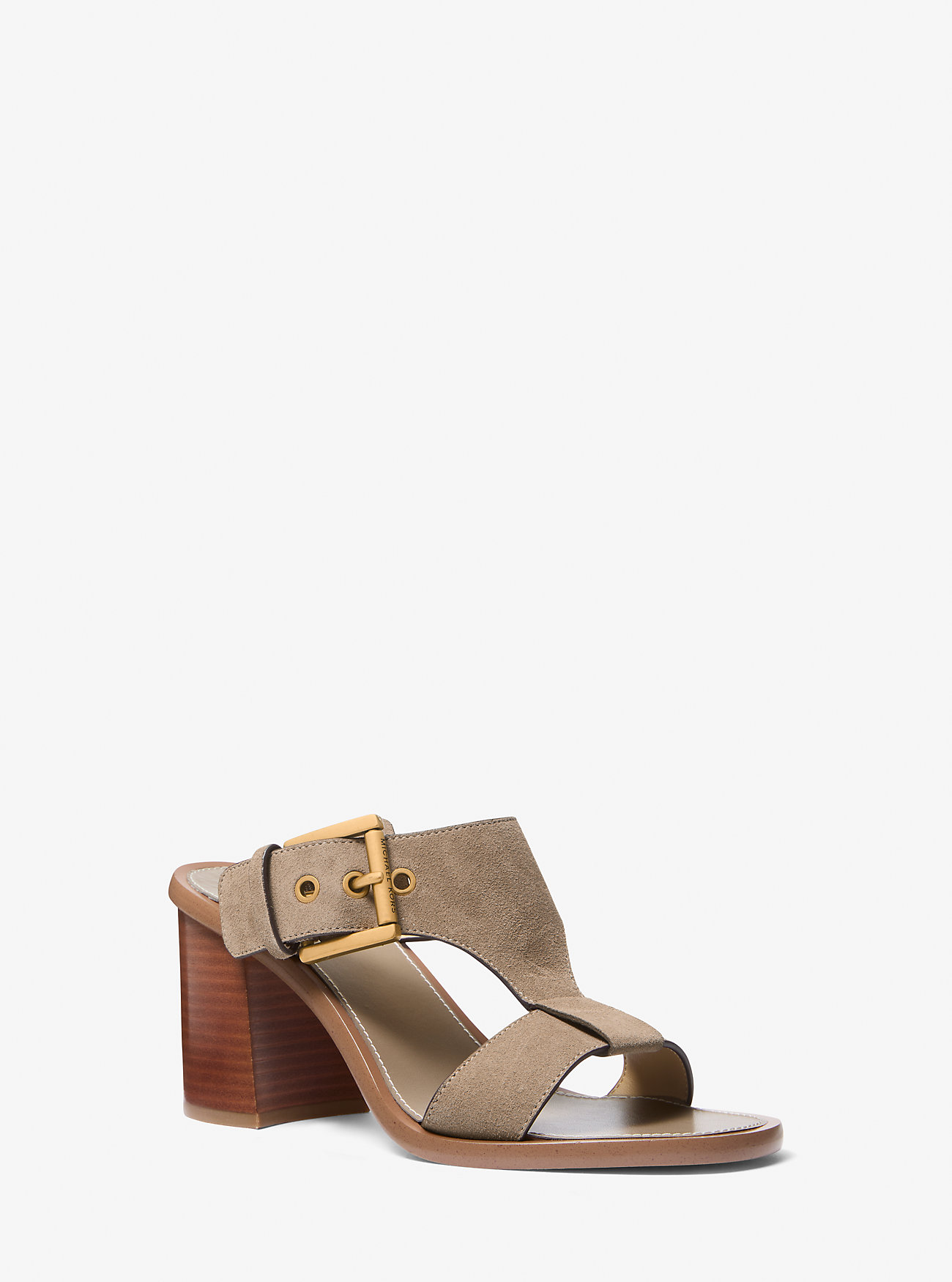 MK Irene Suede Block Heel Sandal -