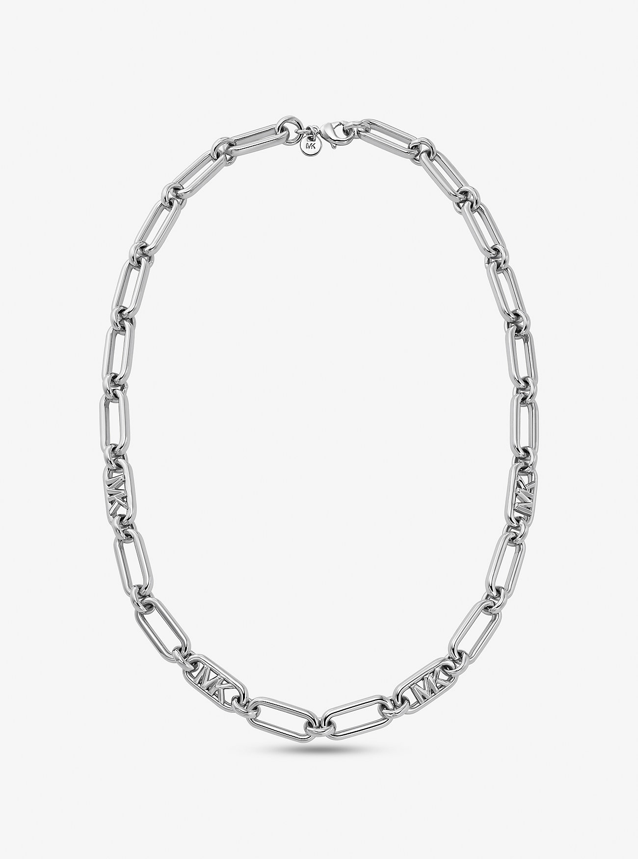 MK Precious Metal-Plated Brass Chain Link Necklace -