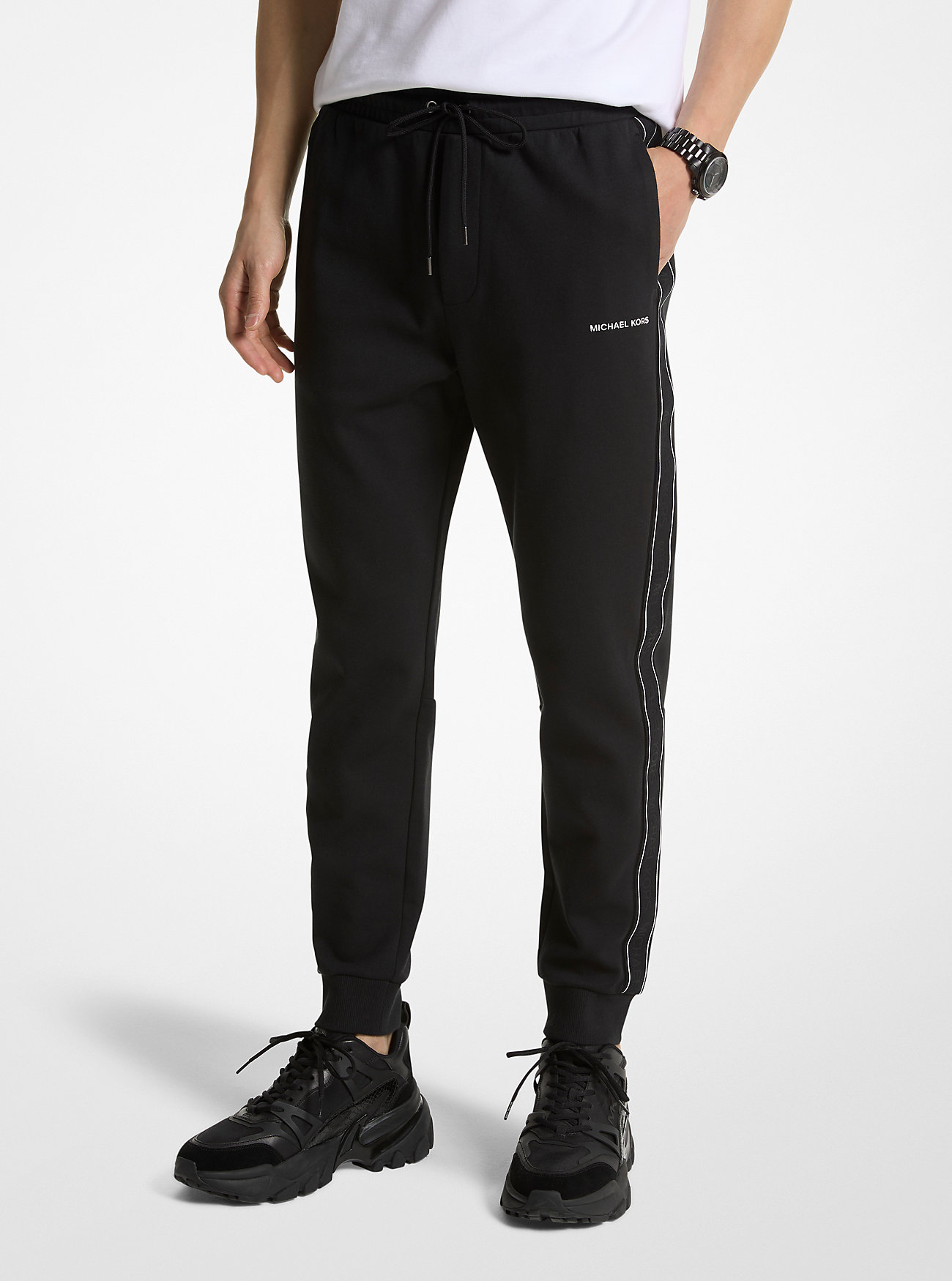 MK Logo Tape Cotton Blend Jogger -