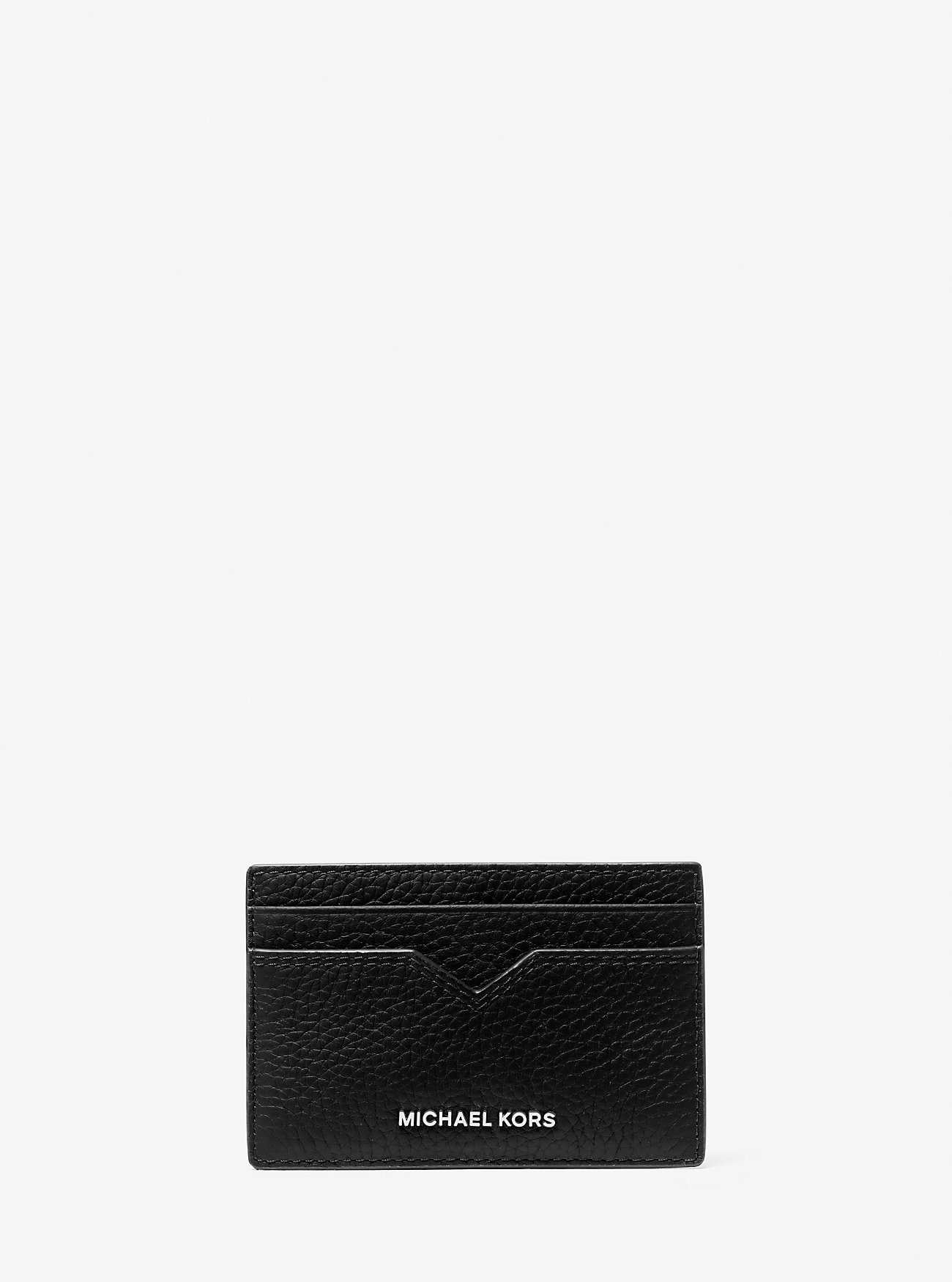 MK Hudson Pebbled Leather Card Case -