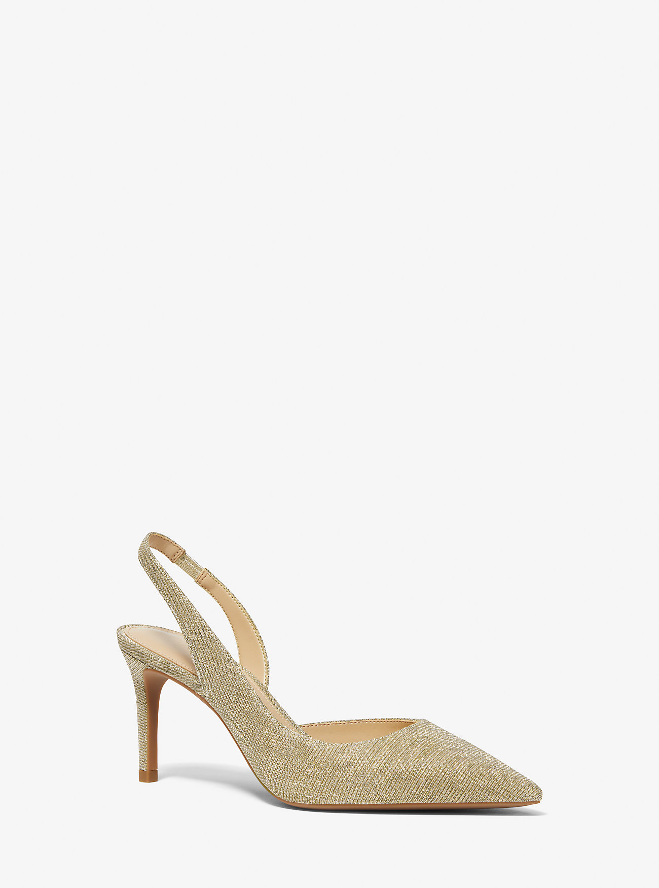 MK Alina Flex Glitter Chain Mesh Slingback Pump -