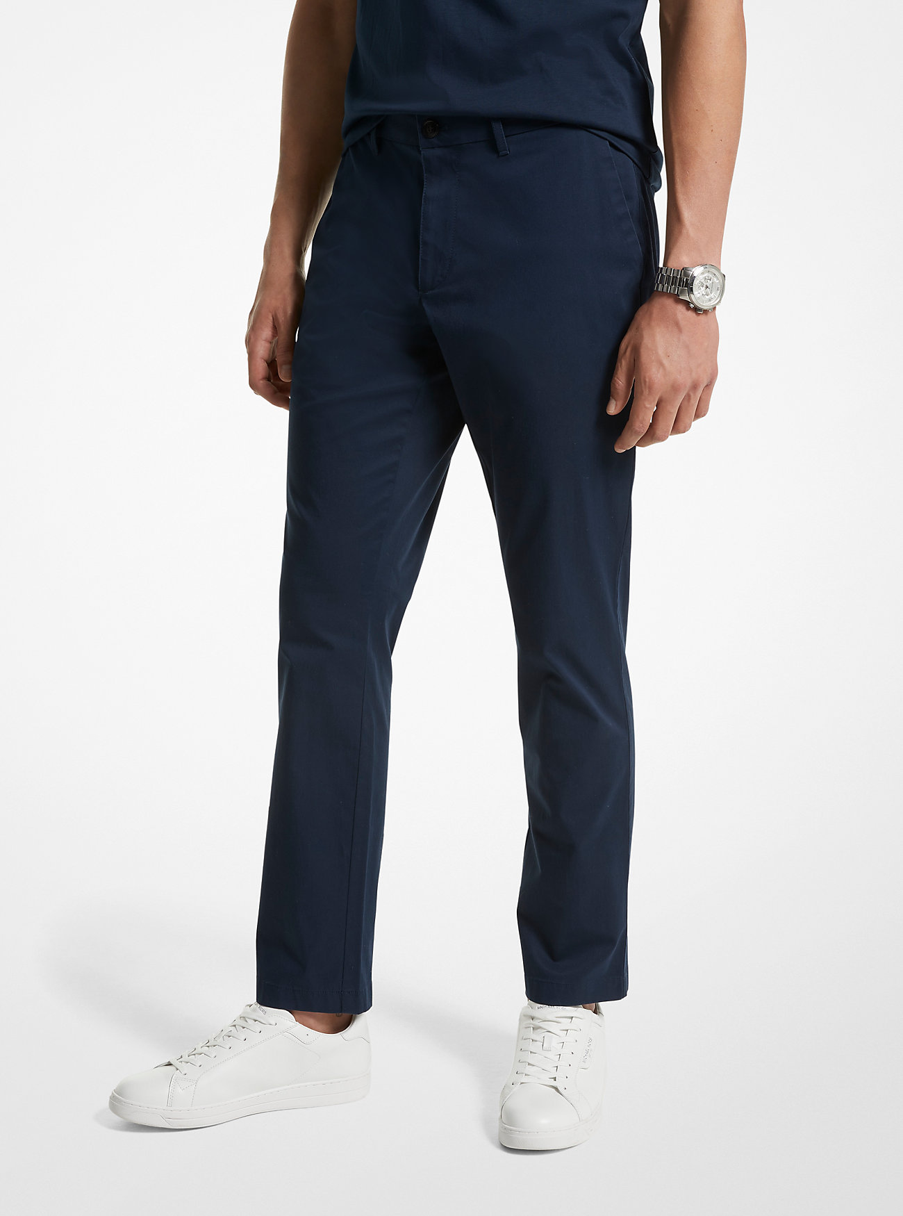 MK Slim-Fit Cotton Blend Chino Trousers -
