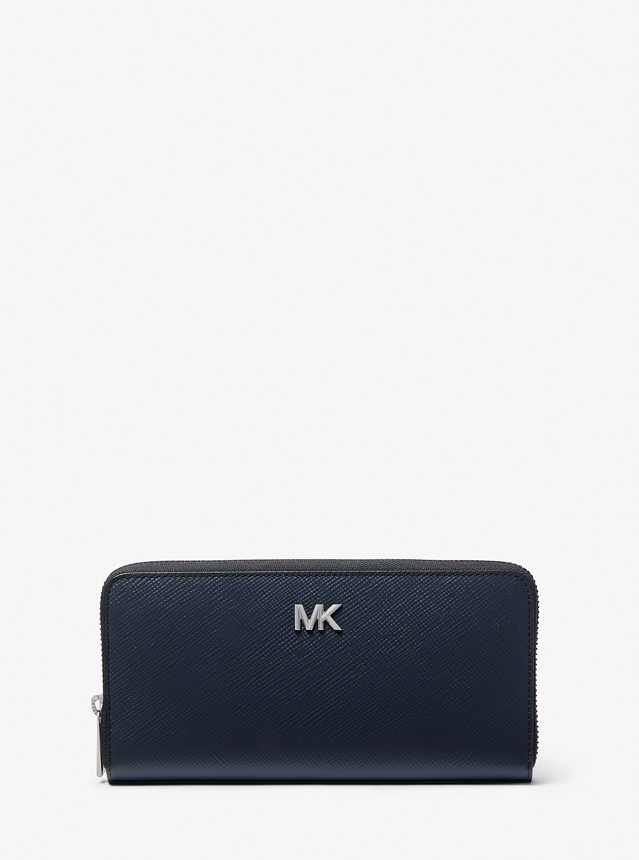 MK Edison Leather Zip-Around Wallet - by Michael Kors Mens