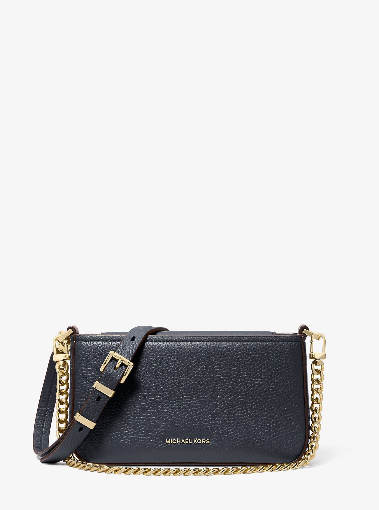 MK Bryant Small Pebbled Leather Convertible Pochette -