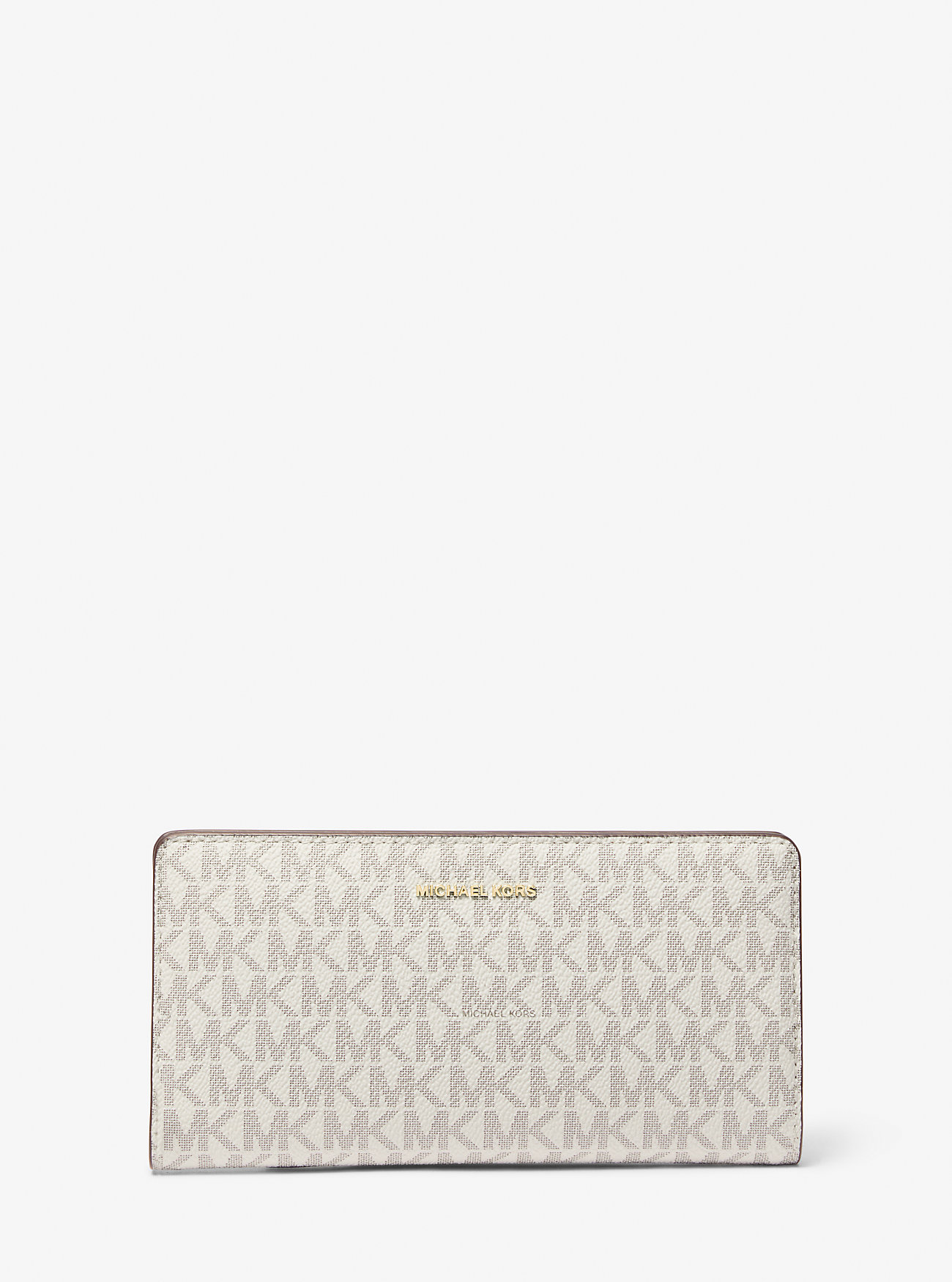MK Bryant Large Signature Logo Snap-Front Wallet -