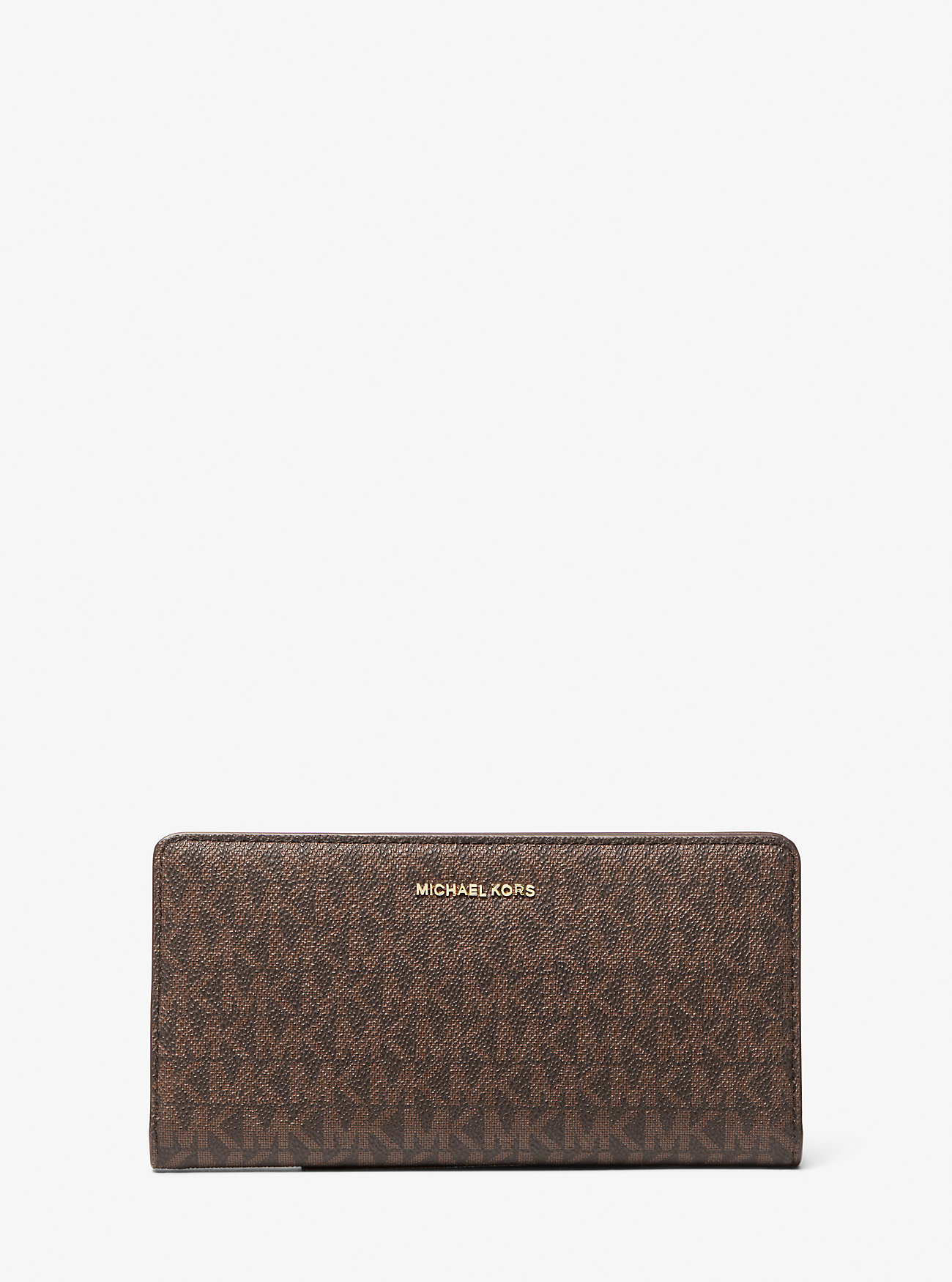 MK Bryant Large Signature Logo Snap-Front Wallet -