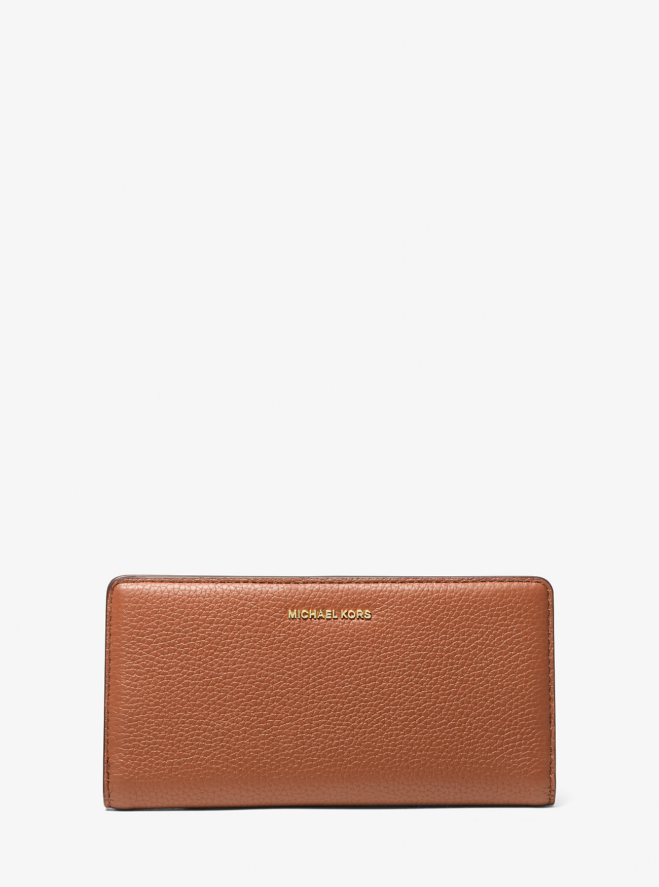 MK Bryant Large Pebbled Leather Snap-Front Wallet -