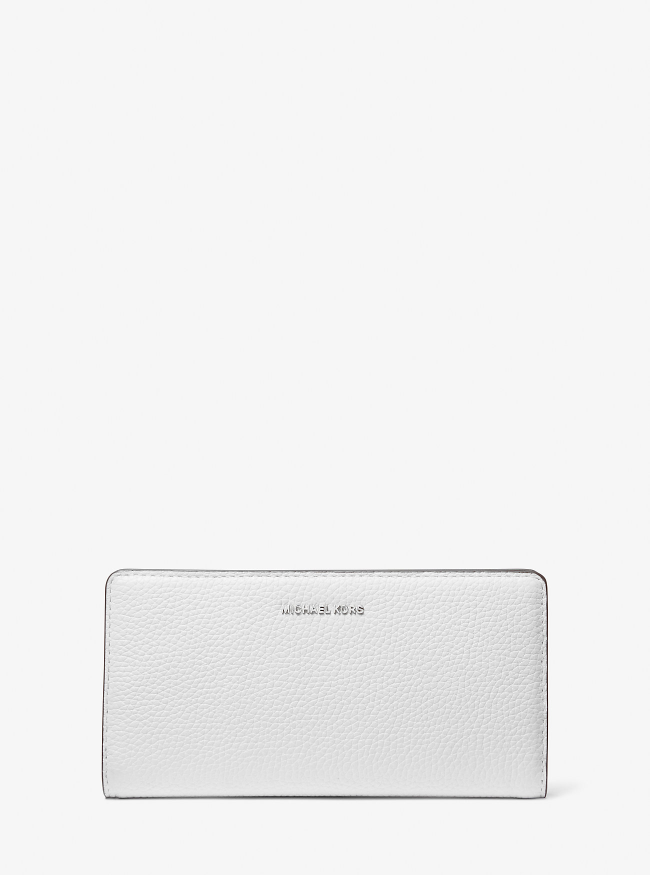 MK Bryant Large Pebbled Leather Snap-Front Wallet -