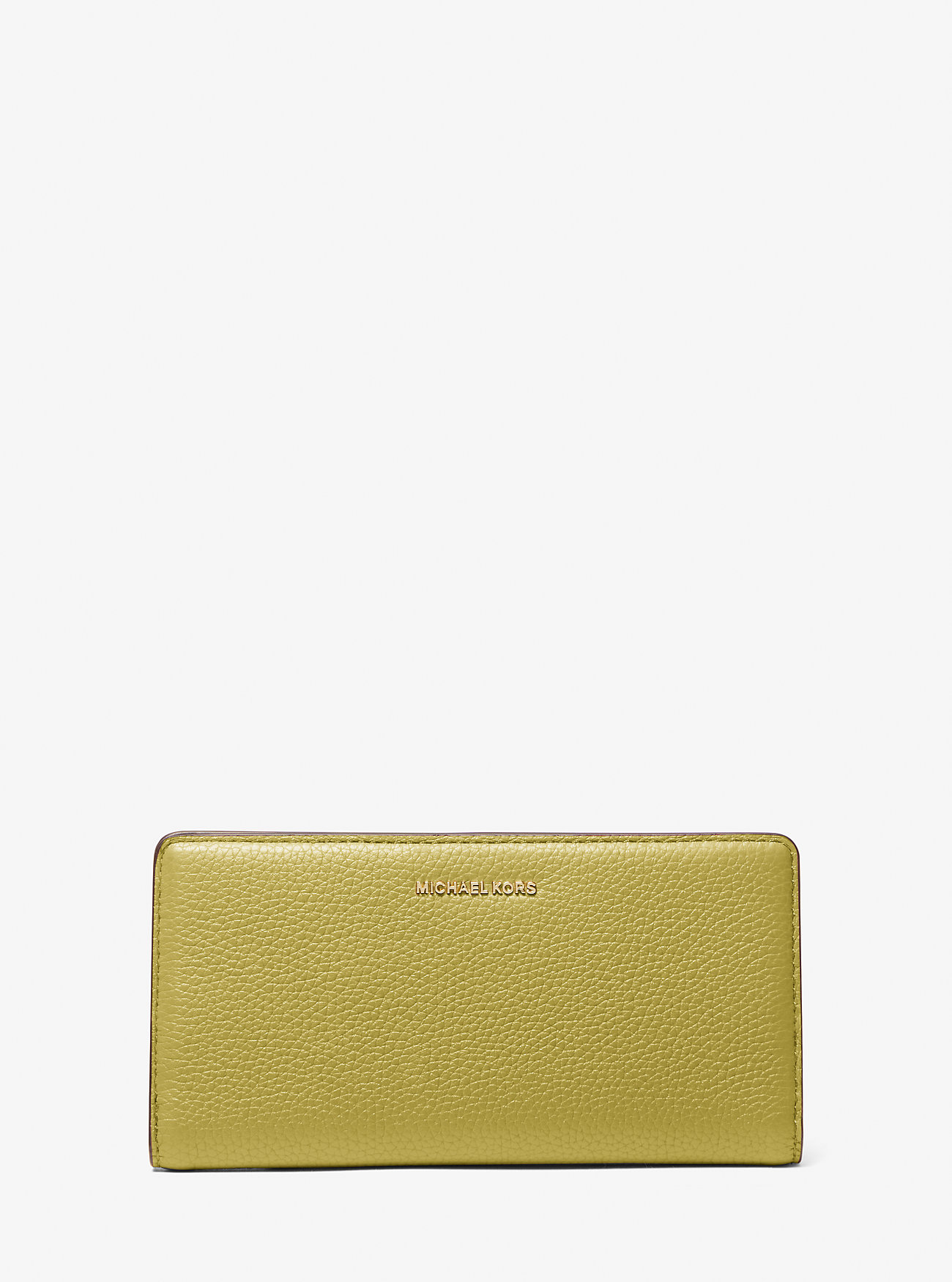 MK Bryant Large Pebbled Leather Snap-Front Wallet -