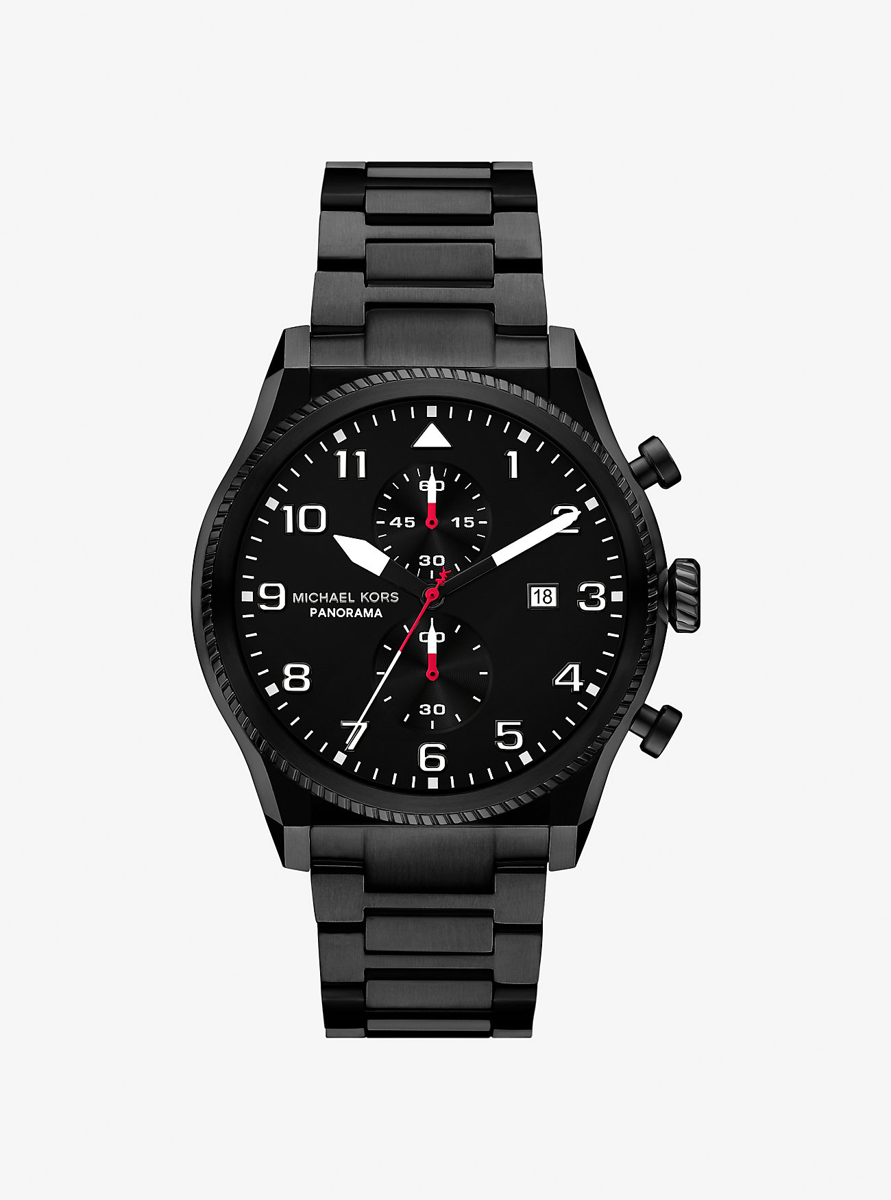 MK Oversized Panorama Black-Tone Watch -
