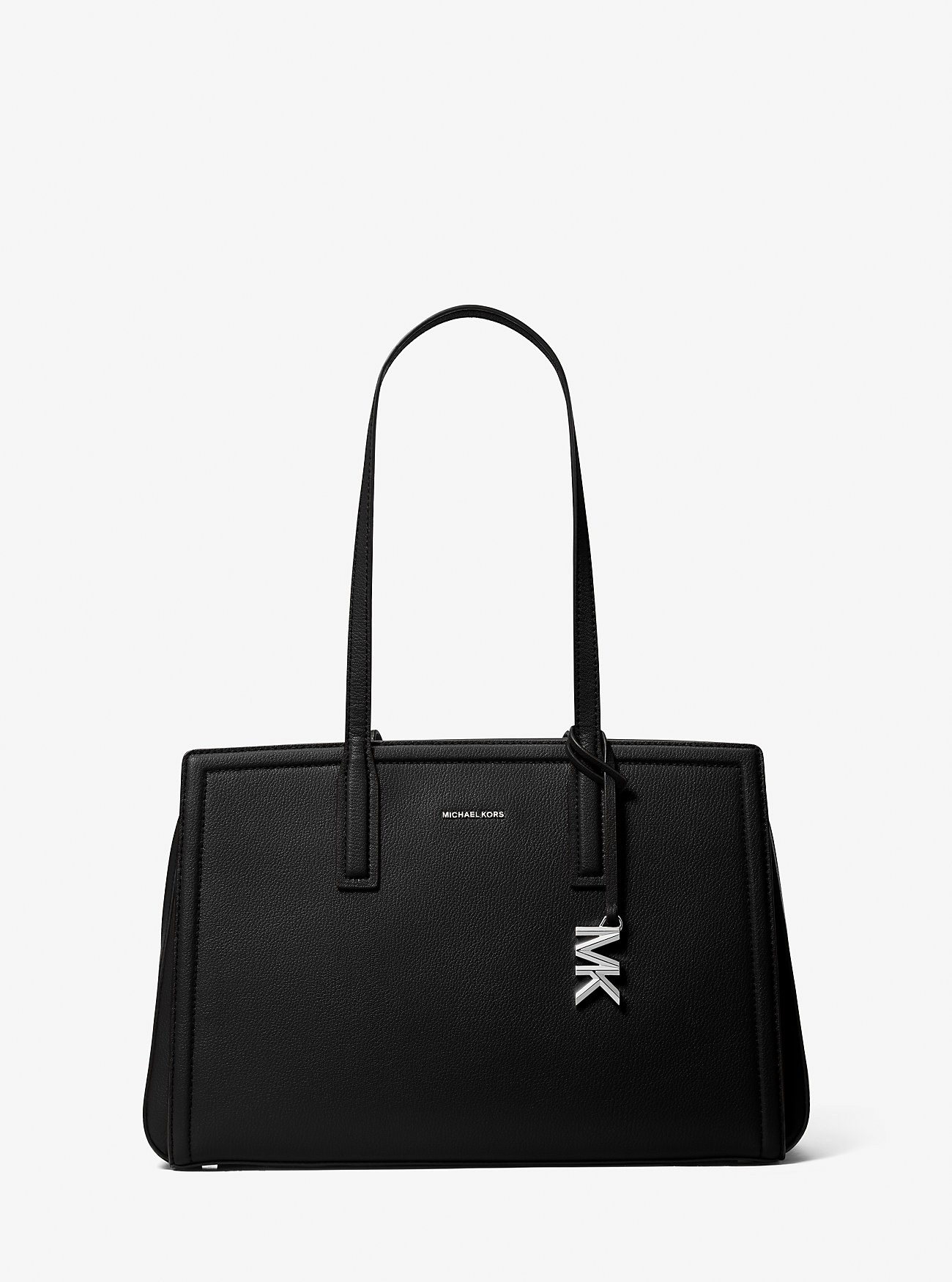 MK Laila Medium Pebbled Leather Tote Bag -