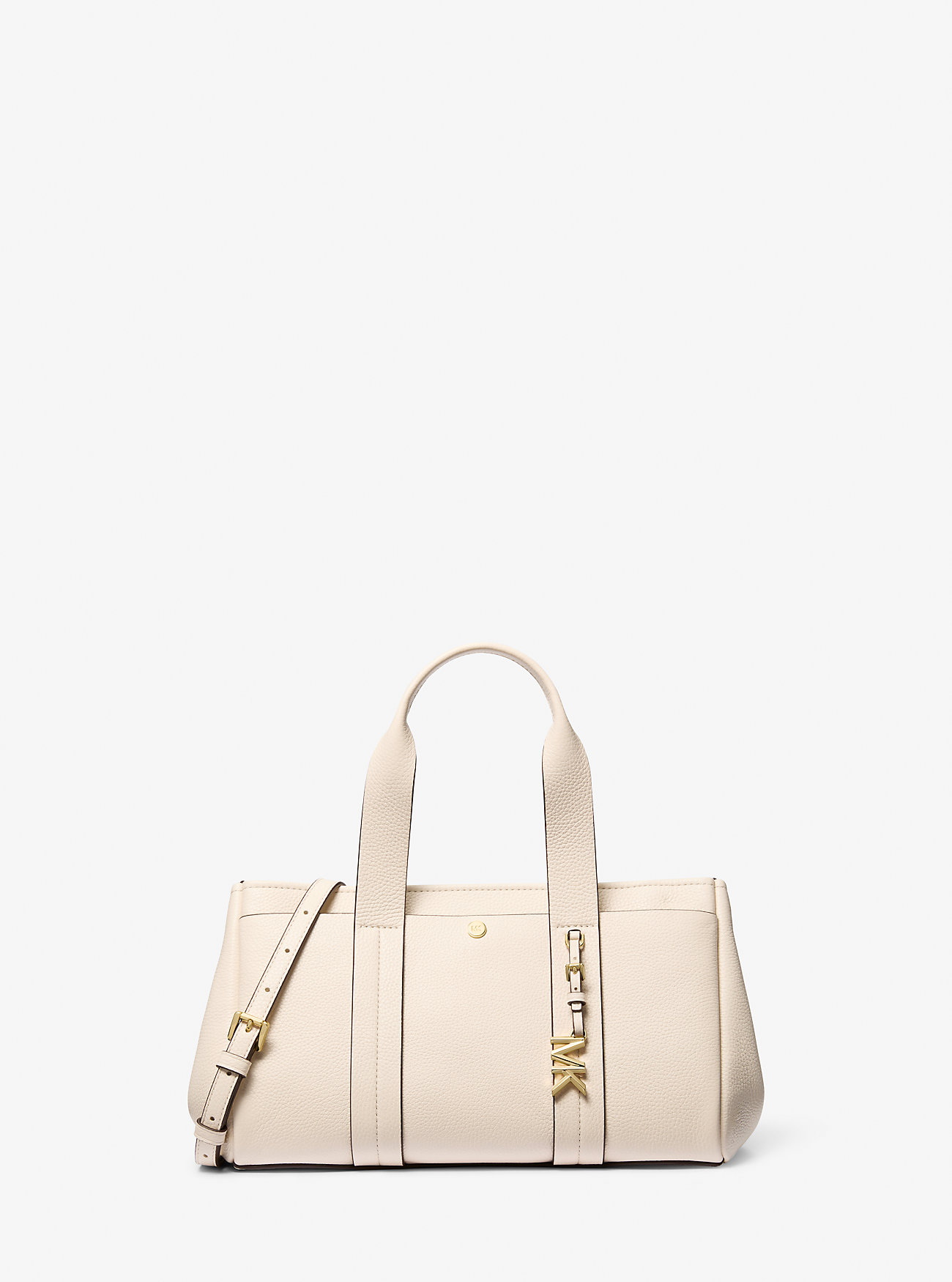 MK Romee Small Pebbled Leather Satchel -
