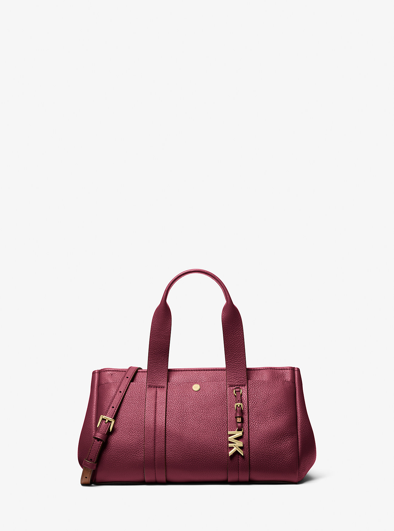 MK Romee Small Pebbled Leather Satchel -