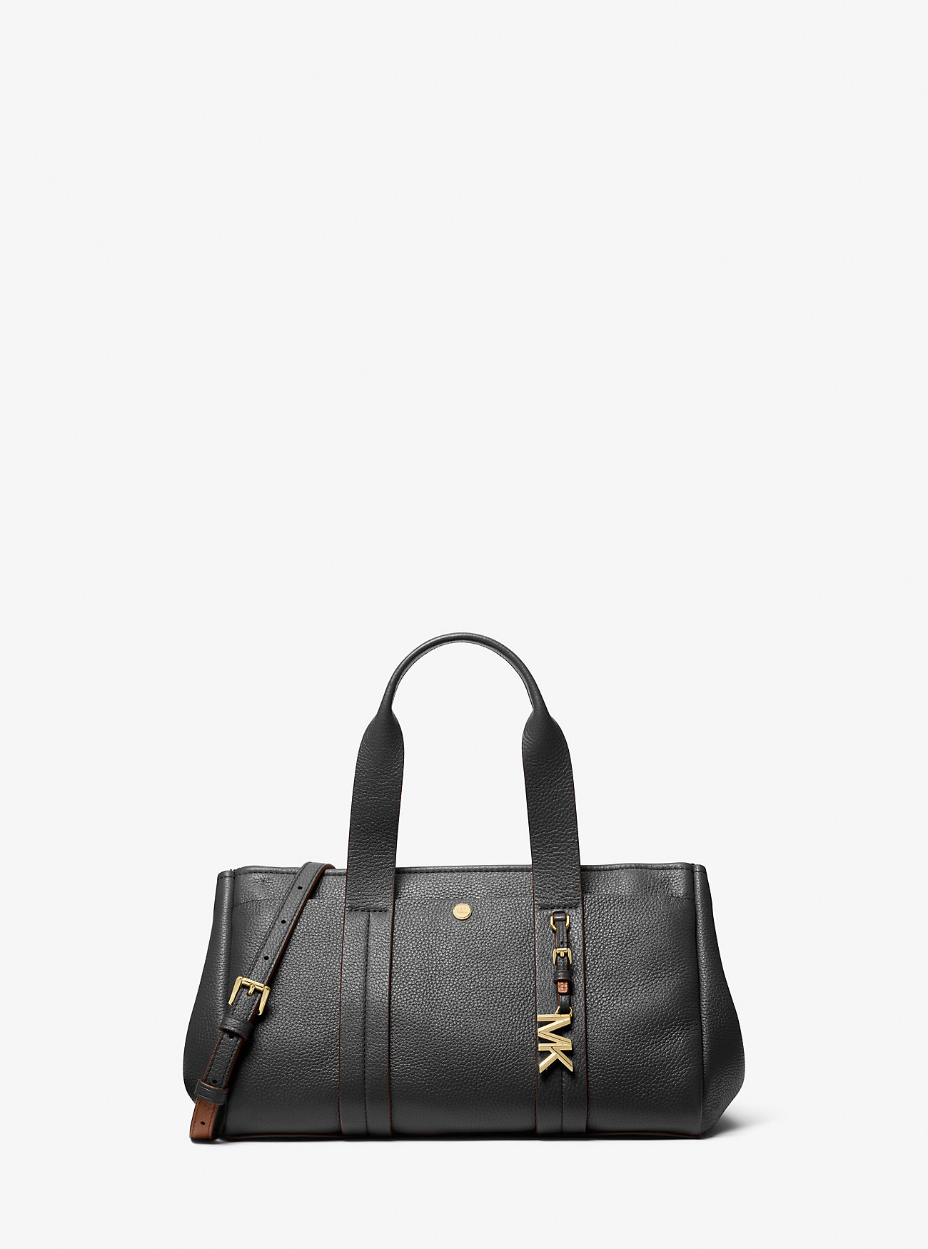MK Romee Small Pebbled Leather Satchel -