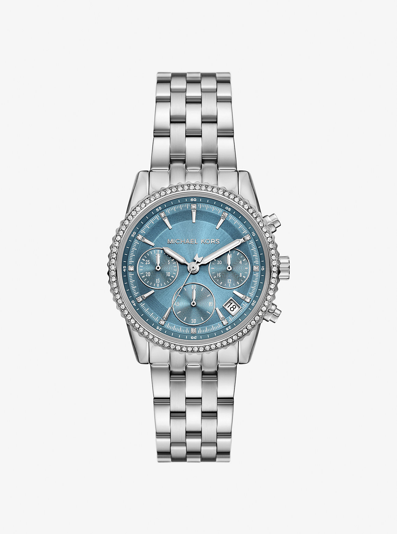 MK Mini Bryant Silver-Tone Watch -