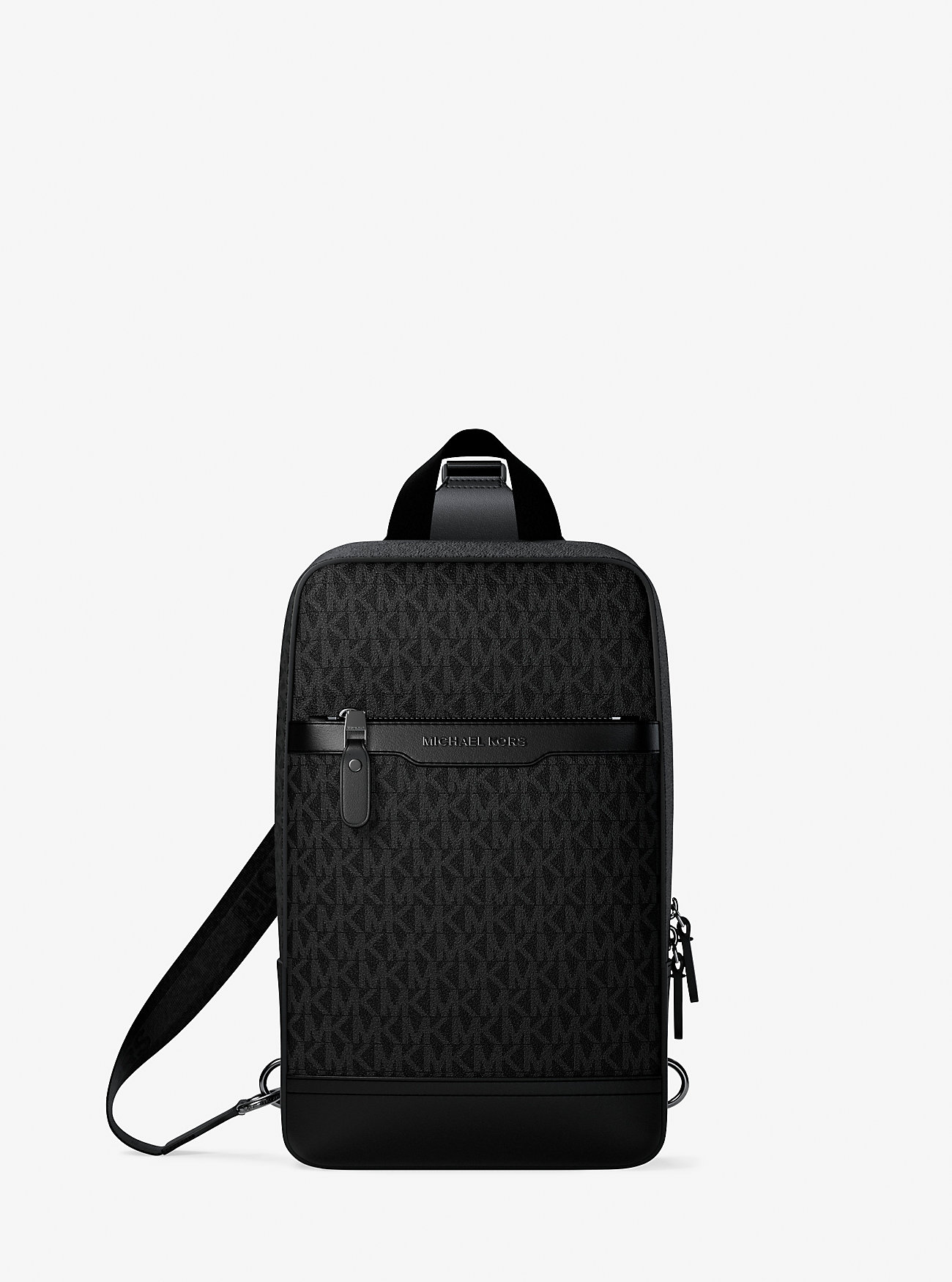 MK Hudson Signature Logo Travel Sling Pack -