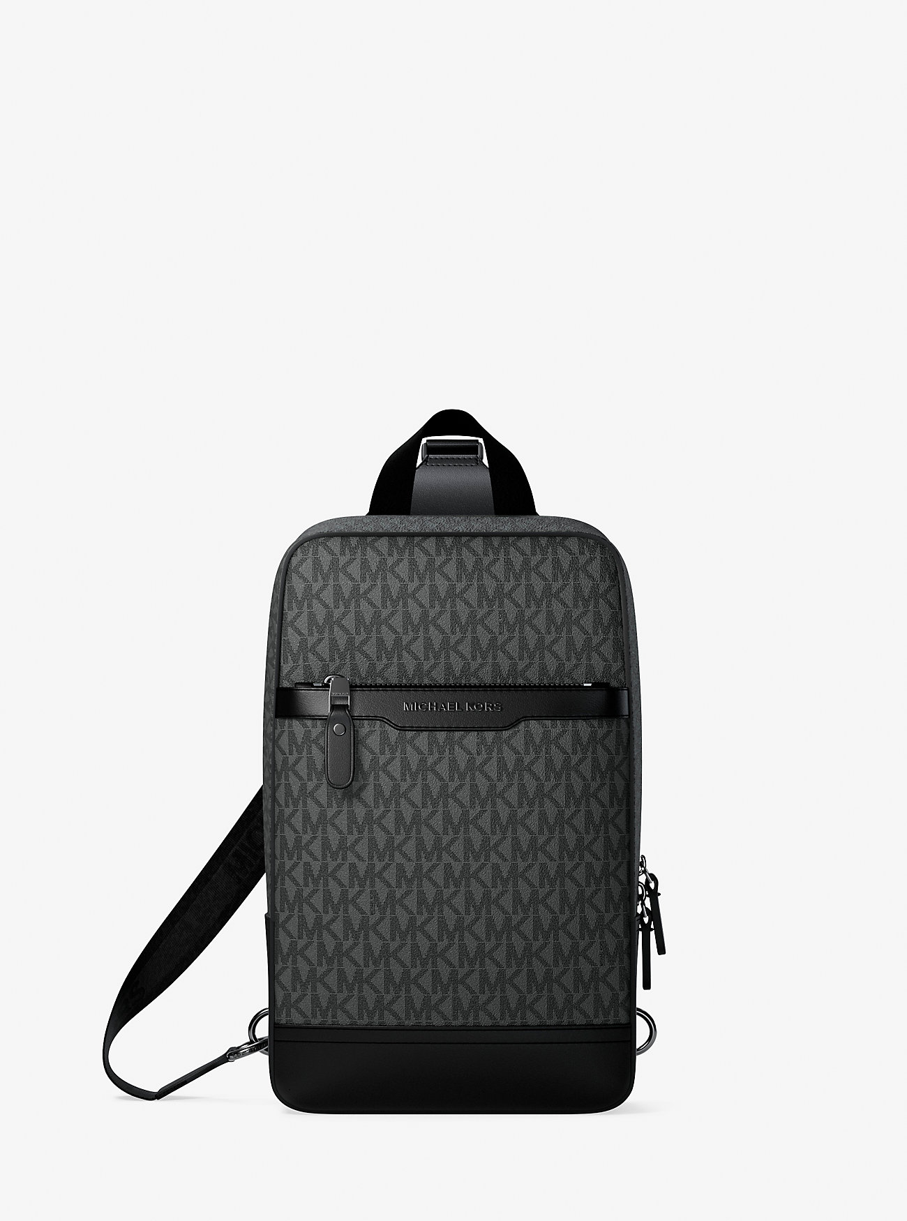 MK Hudson Signature Logo Travel Sling Pack -