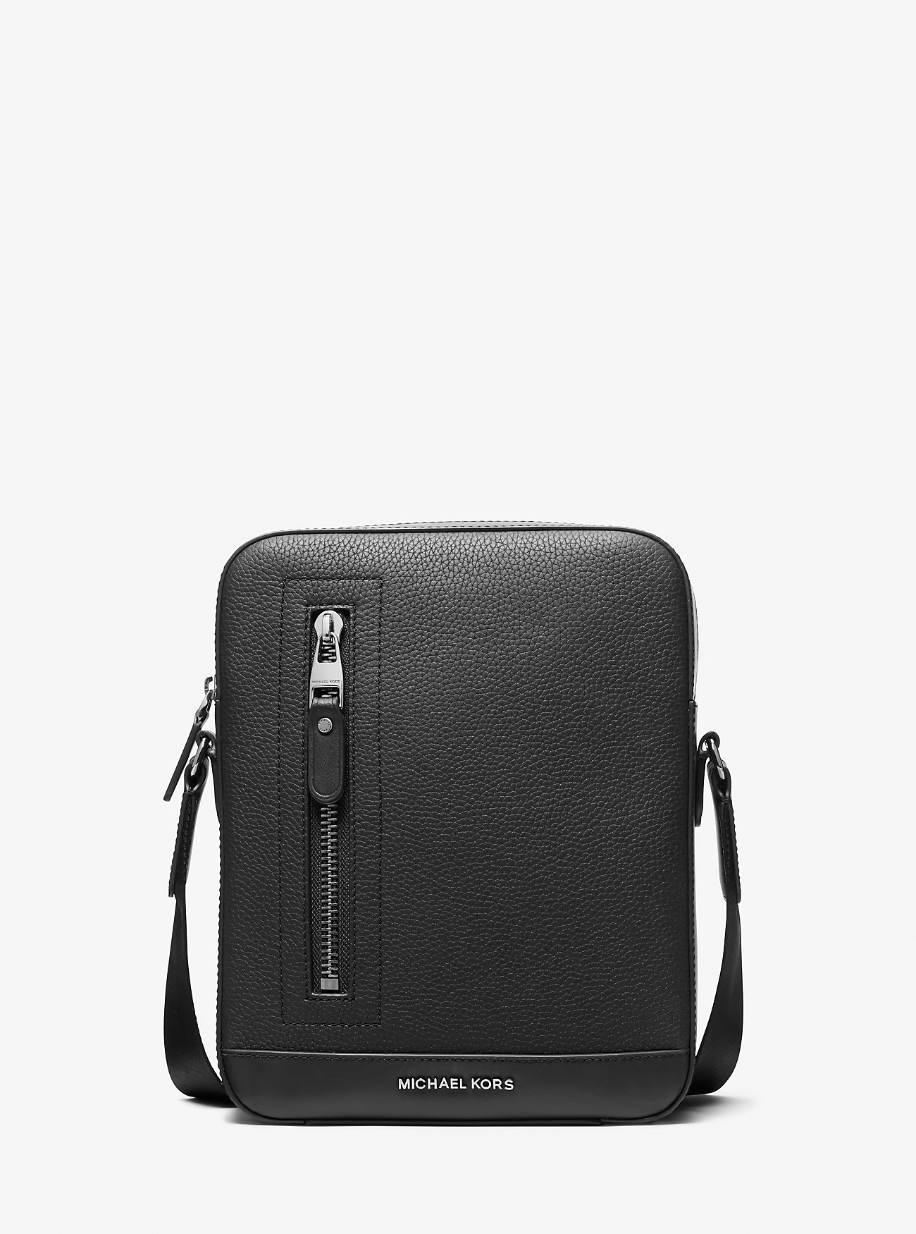 MK Hudson Pebbled Leather Flight Bag -