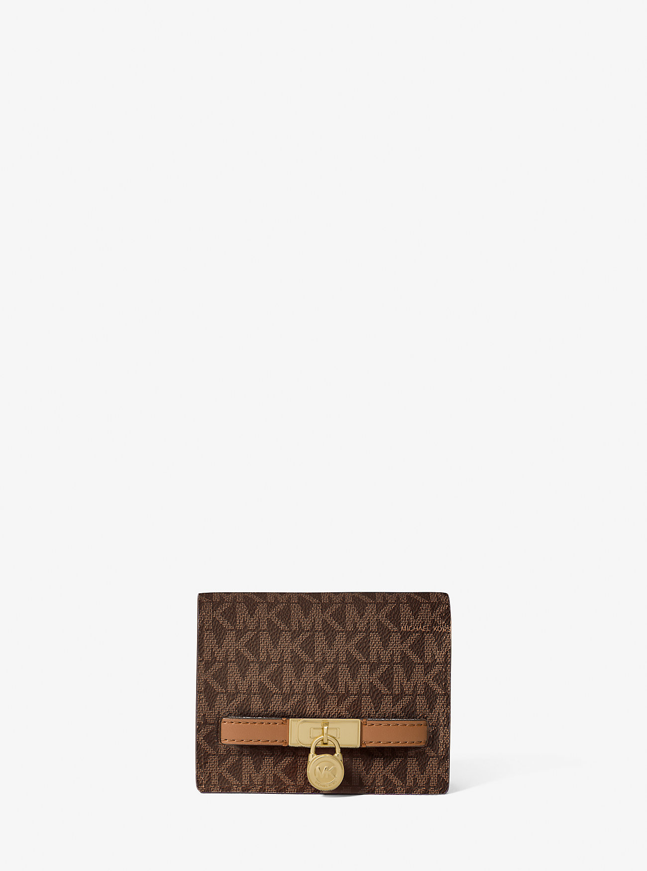 MK Hamilton Moderne Small Signature Logo Wallet -
