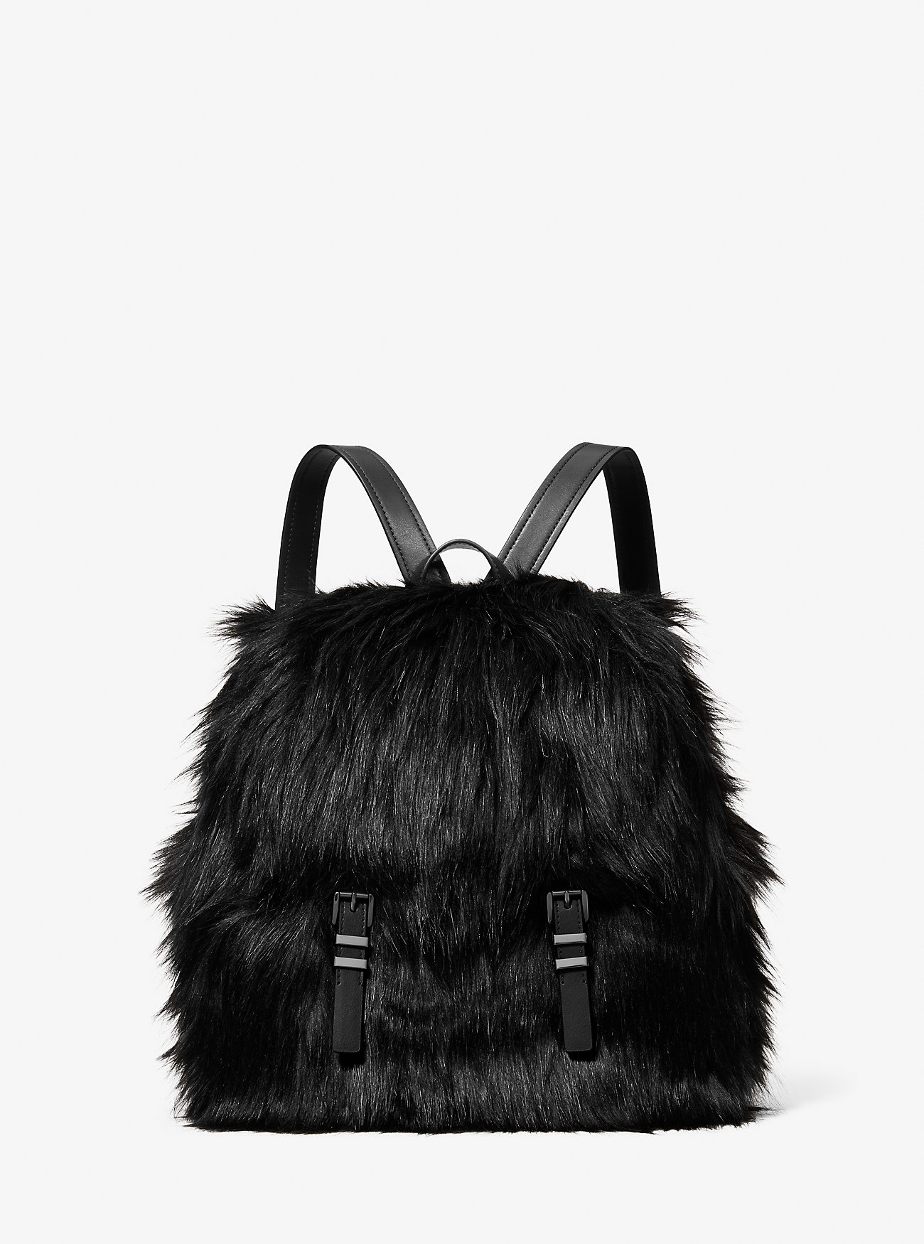 MK Quinn Medium Faux Fur Backpack - by MICHAEL Michael Kors