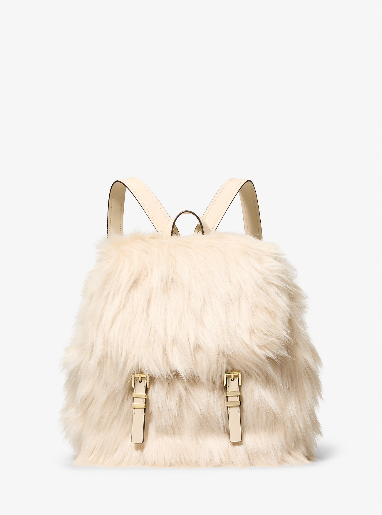MK Quinn Medium Faux Fur Backpack -