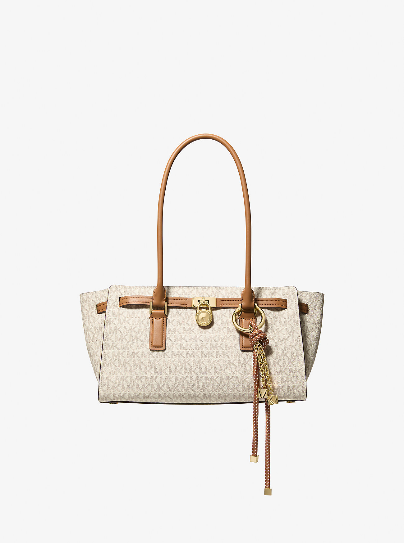 MK Hamilton Moderne Small Signature Logo Satchel -