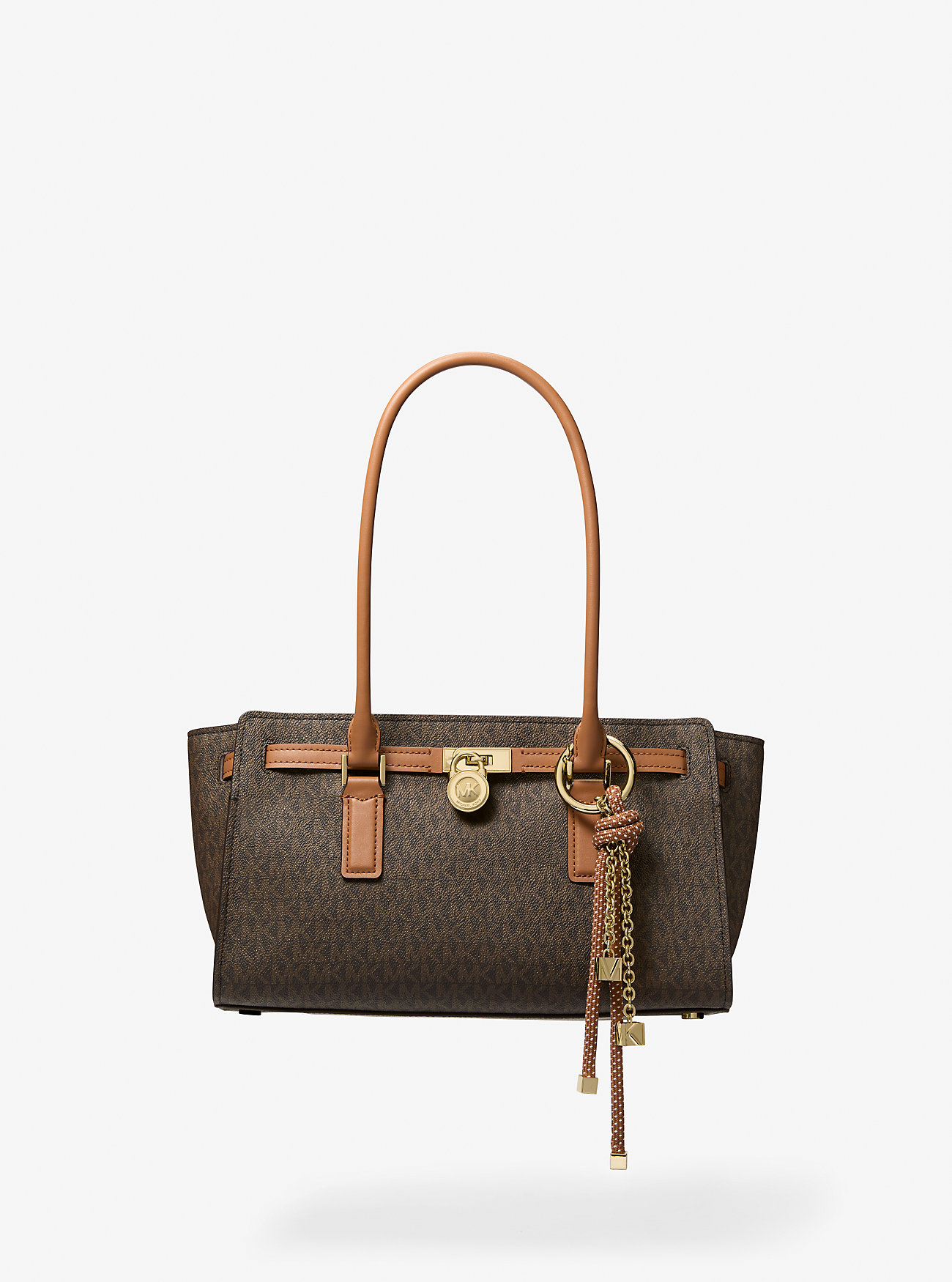 MK Hamilton Moderne Small Signature Logo Satchel -