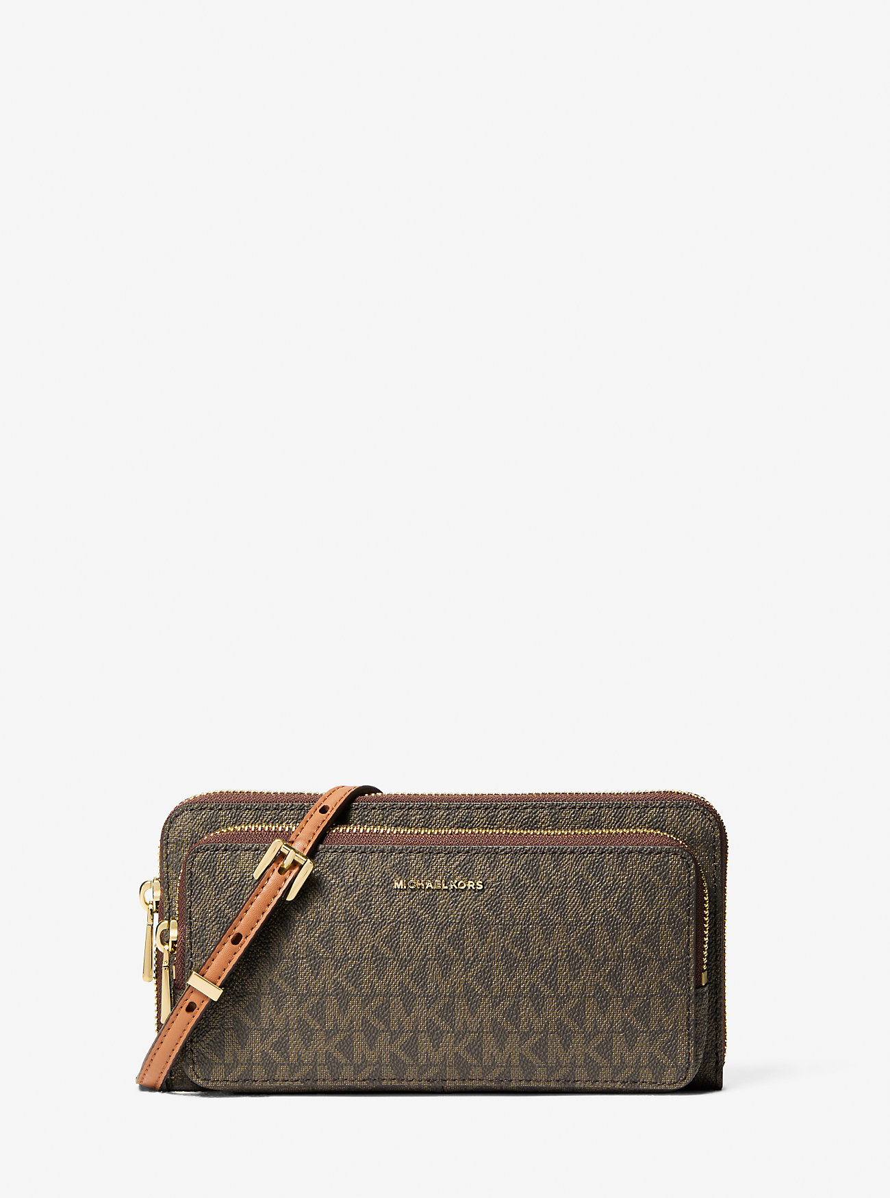 MK Jet Set Large Signature Logo Convertible Crossbody Bag -