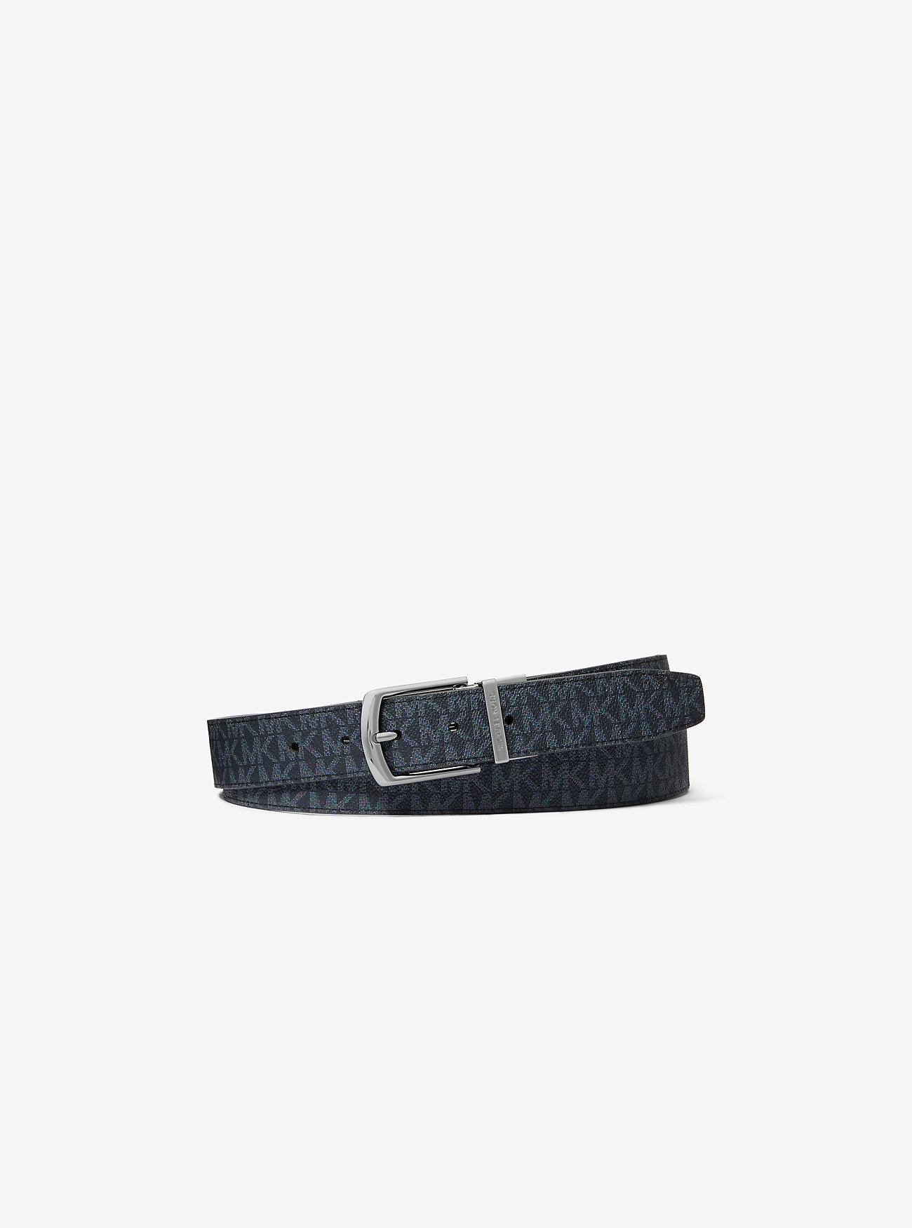 MK Reversible Signature Logo and Leather Belt -