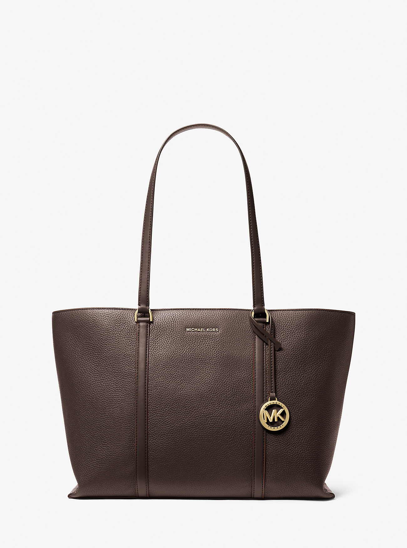 MK Temple Large Pebbled Leather Tote Bag -