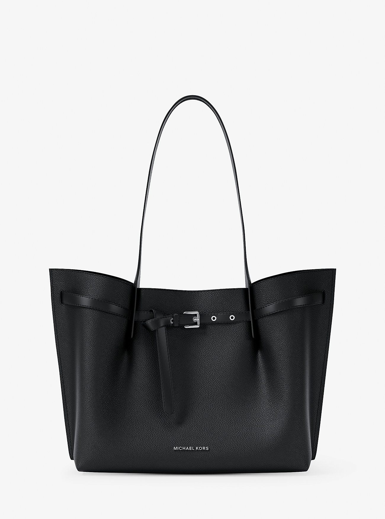 MK Emilia Large Pebbled Leather Tote Bag -