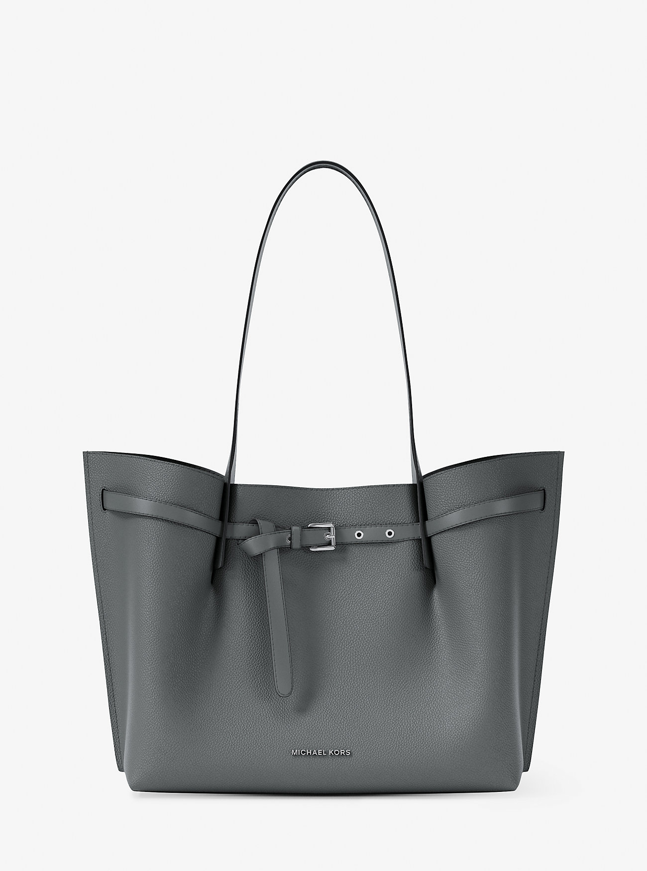 MK Emilia Large Pebbled Leather Tote Bag -