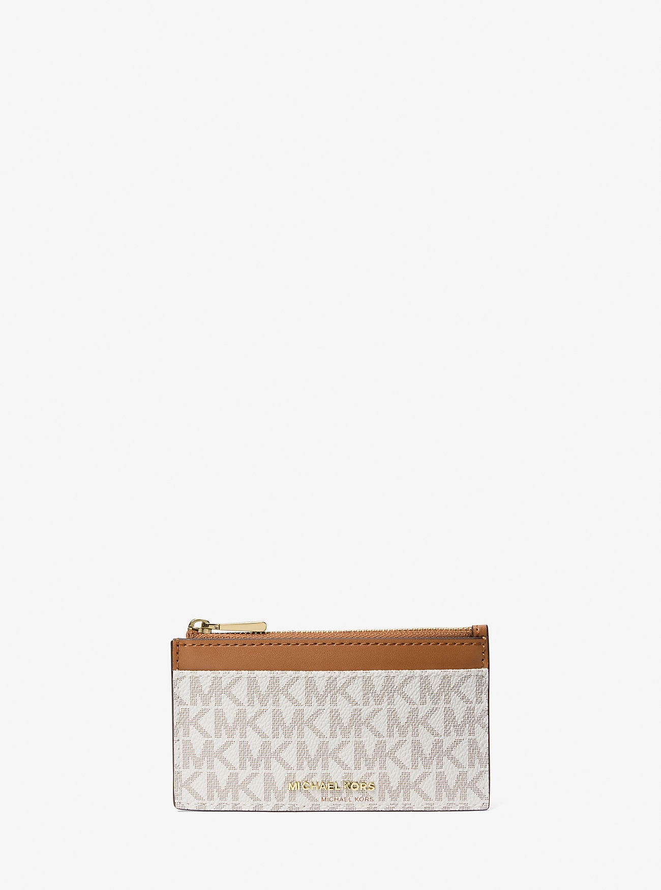 MK Jet Set Small Signature Logo Card Case -