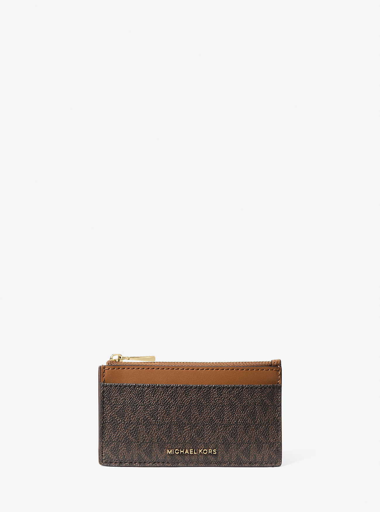 MK Jet Set Small Signature Logo Card Case -