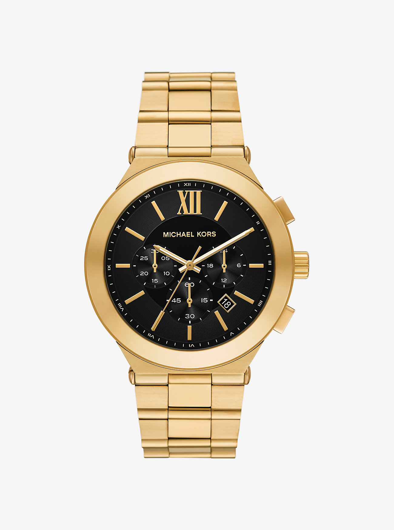 MK Oversized Billie Gold-Tone Watch -