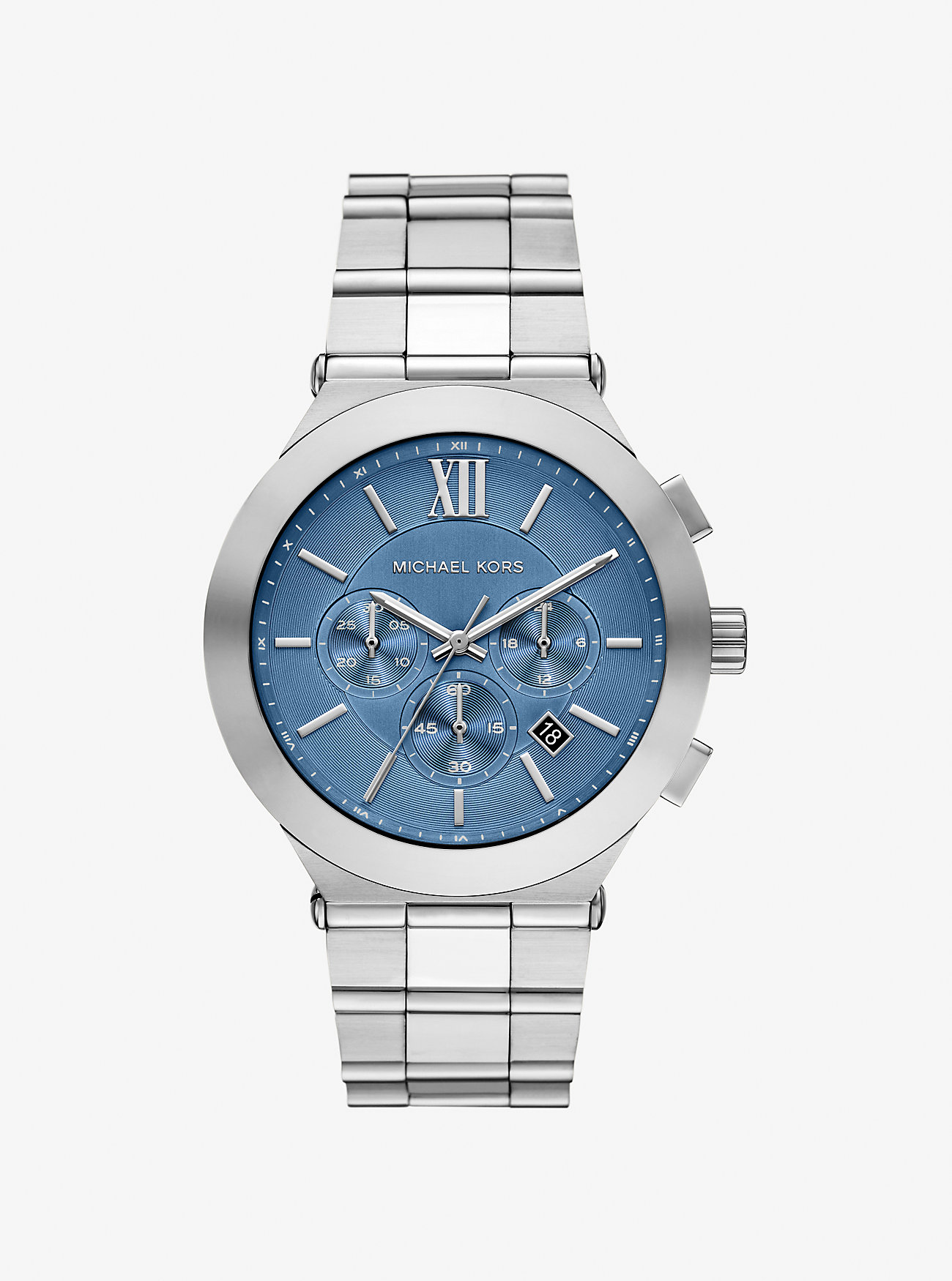 MK Oversized Billie Silver-Tone Watch -