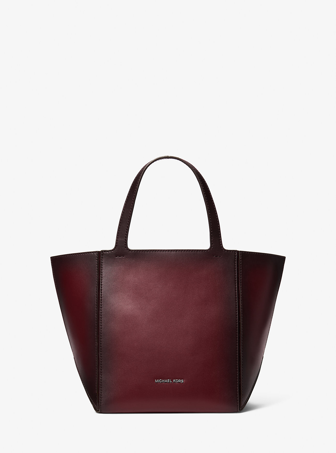 MK Jordi Medium Burnished Leather Tote Bag -