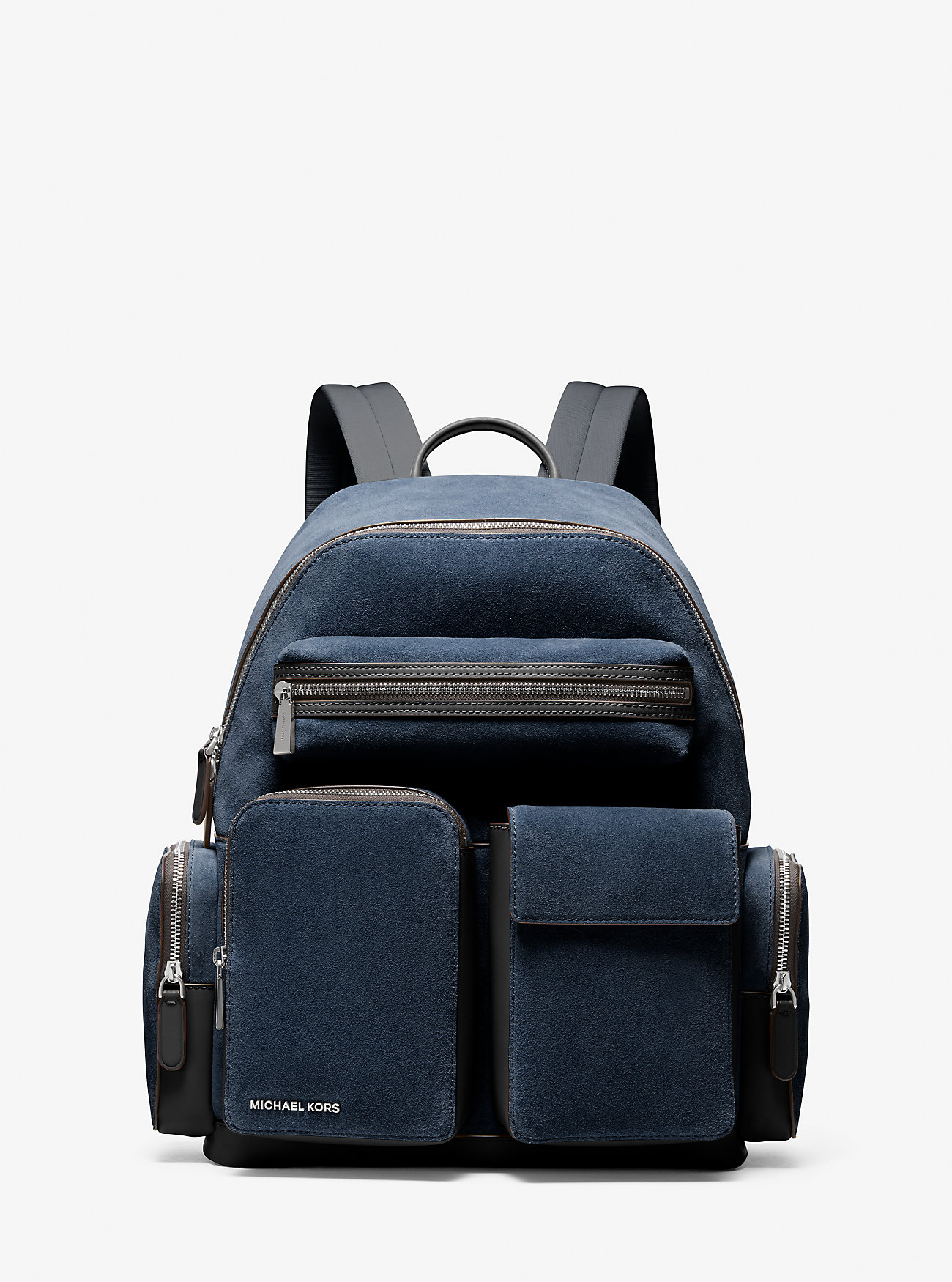 MK Dakota Medium Suede Cargo Backpack -