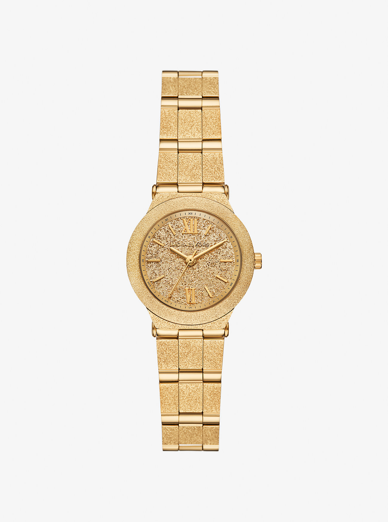 MK Petite Billie Frosted Gold-Tone Watch -