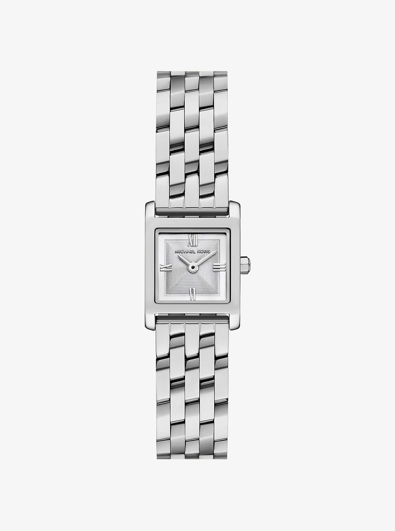MK Micro Georgie Silver-Tone Watch -
