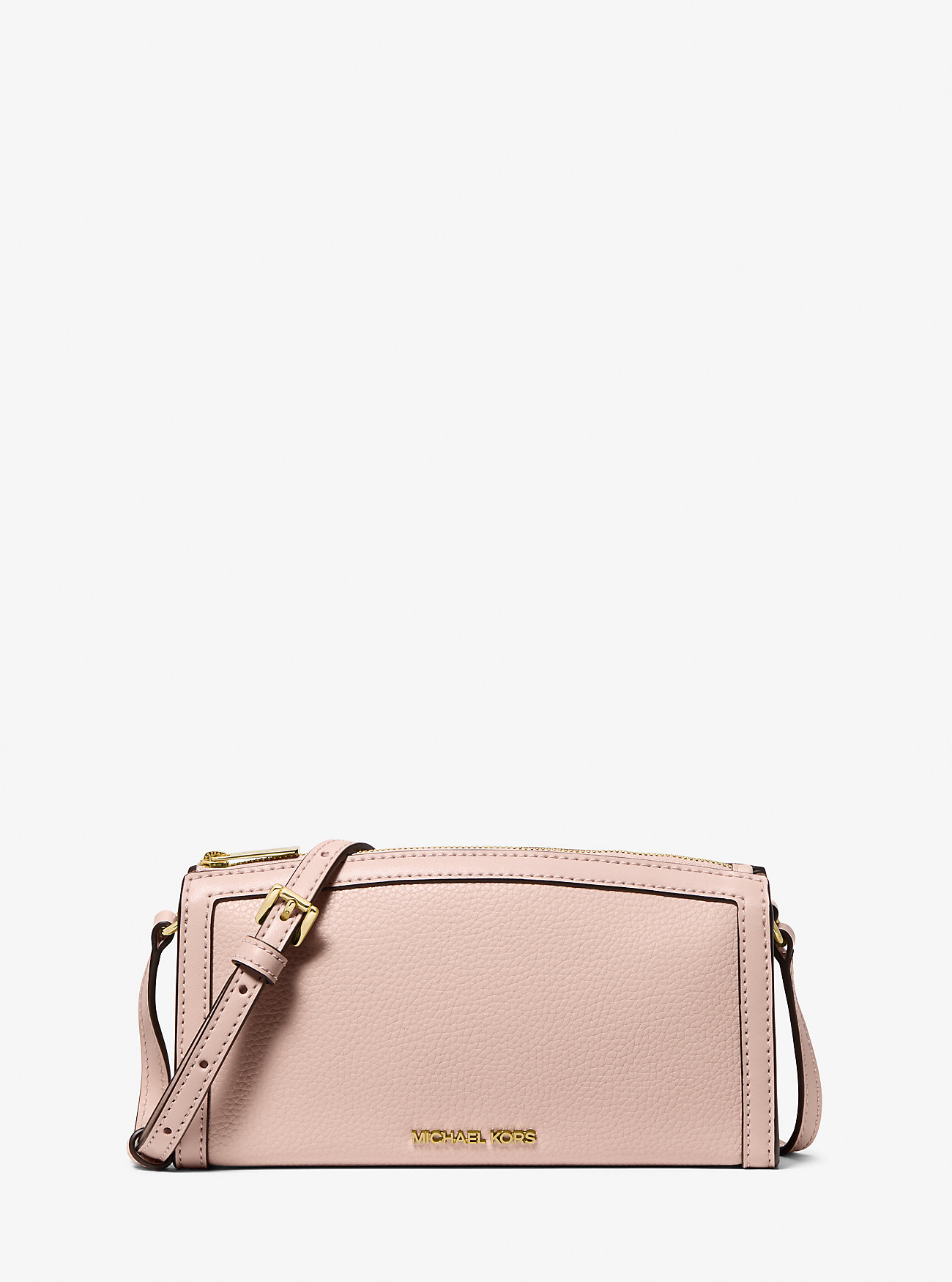 MK Jet Set Medium Pebbled Leather Crossbody Bag -