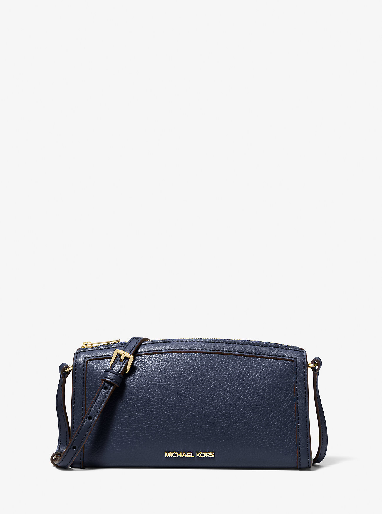 MK Jet Set Medium Pebbled Leather Crossbody Bag -
